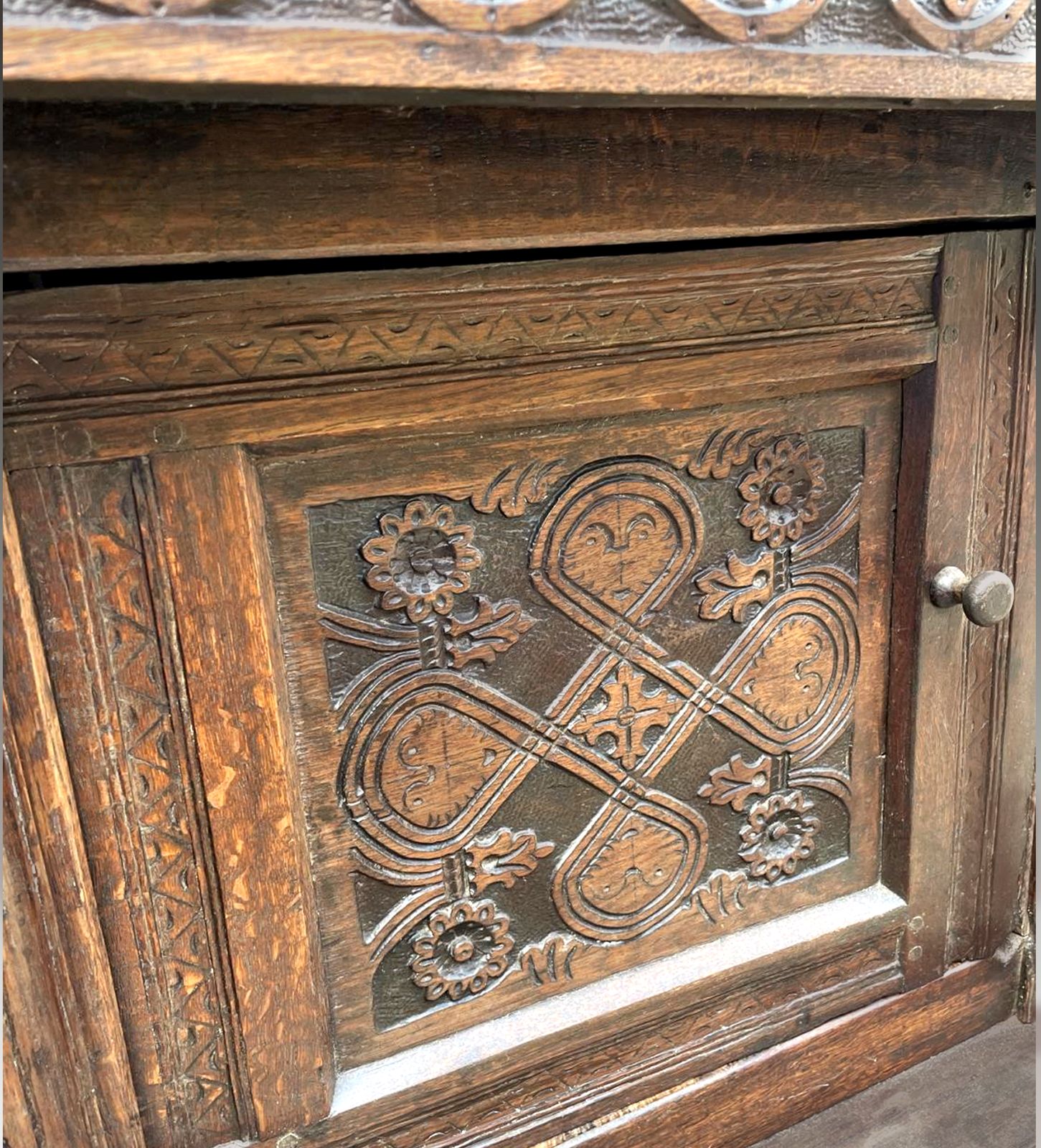 Mid 17thc Oak Large Court Cupboard Circa 1645   180cm Wide photo furniture
