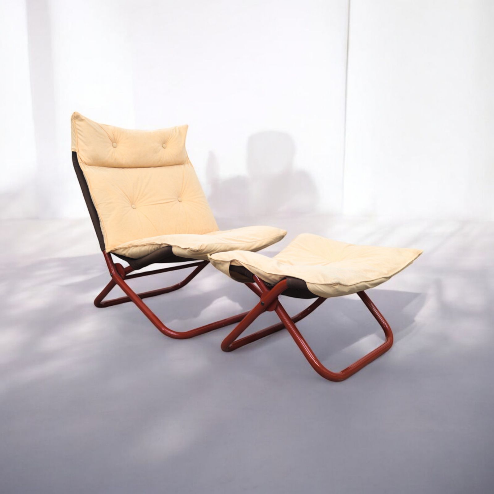 "Open" Folding Lounge Chair By Jan Dranger And Johan Huldt For Innovator, 1970s