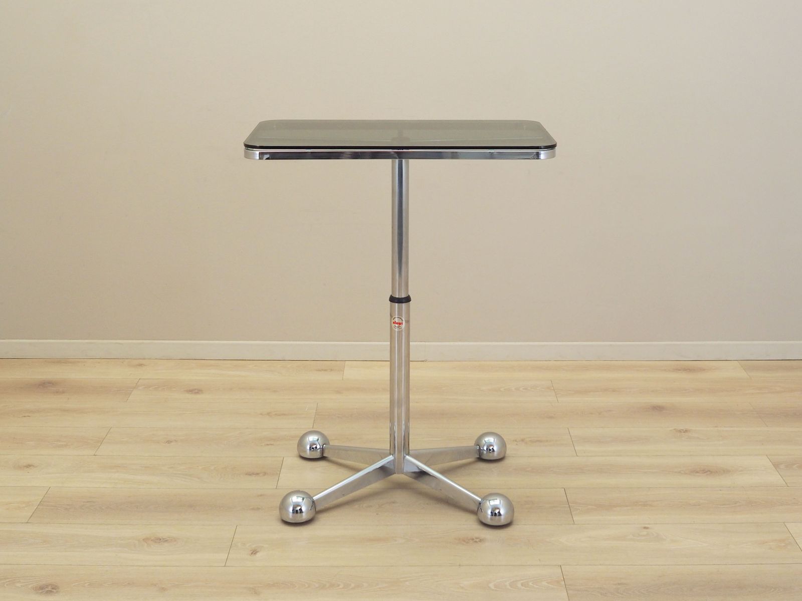 Coffee Table On Wheels, Italian Design, 1970s, Manufacturer: Allegri photo for sale
