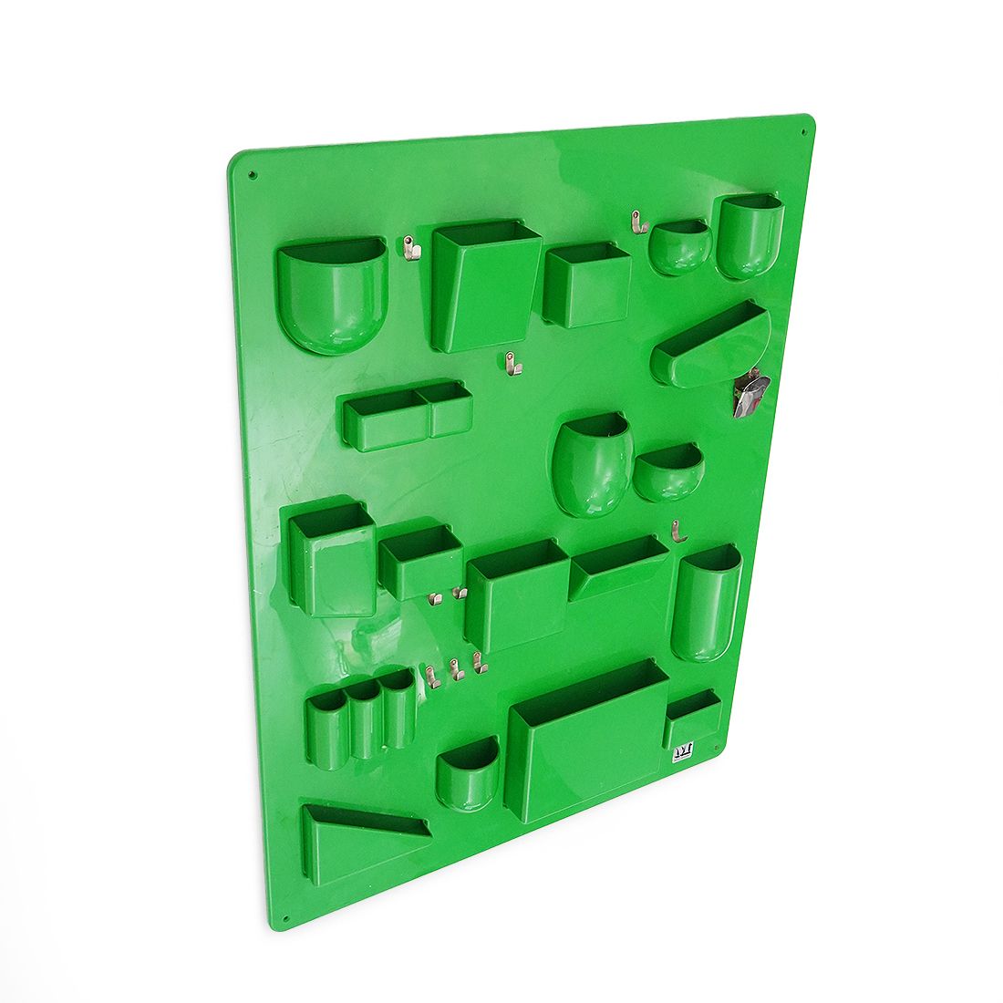 Green “Utensilo” Wall Organizer By Dorothee Becker Maurer For Design M, 1970s photo vinterior