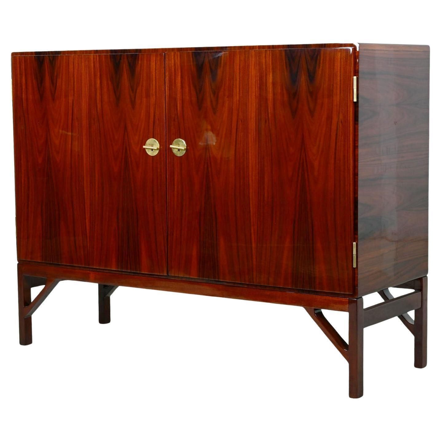 Rare Børge Mogensen Hardwood China Cabinet Model 232