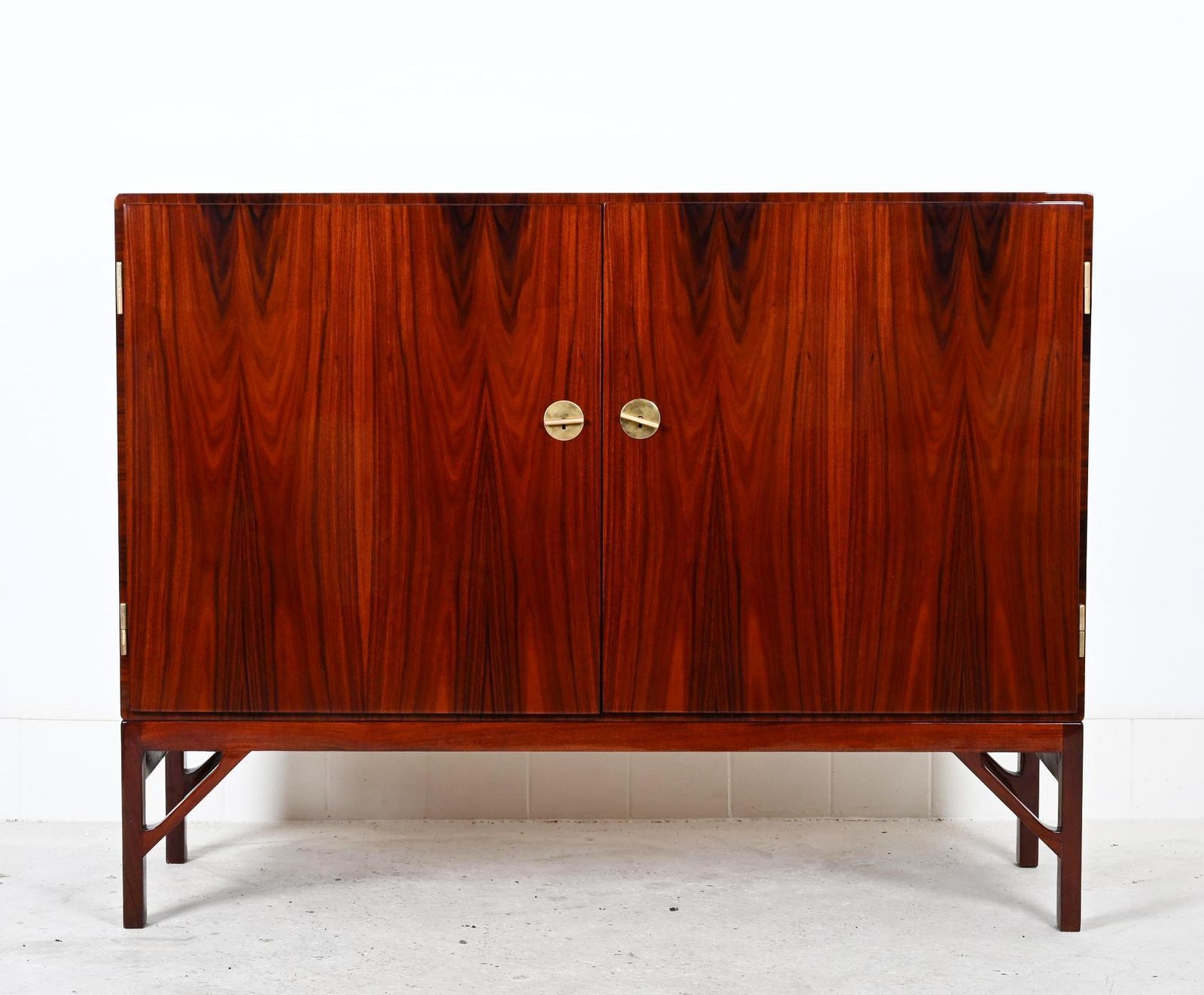 Rare Børge Mogensen Hardwood China Cabinet Model 232 photo for sale