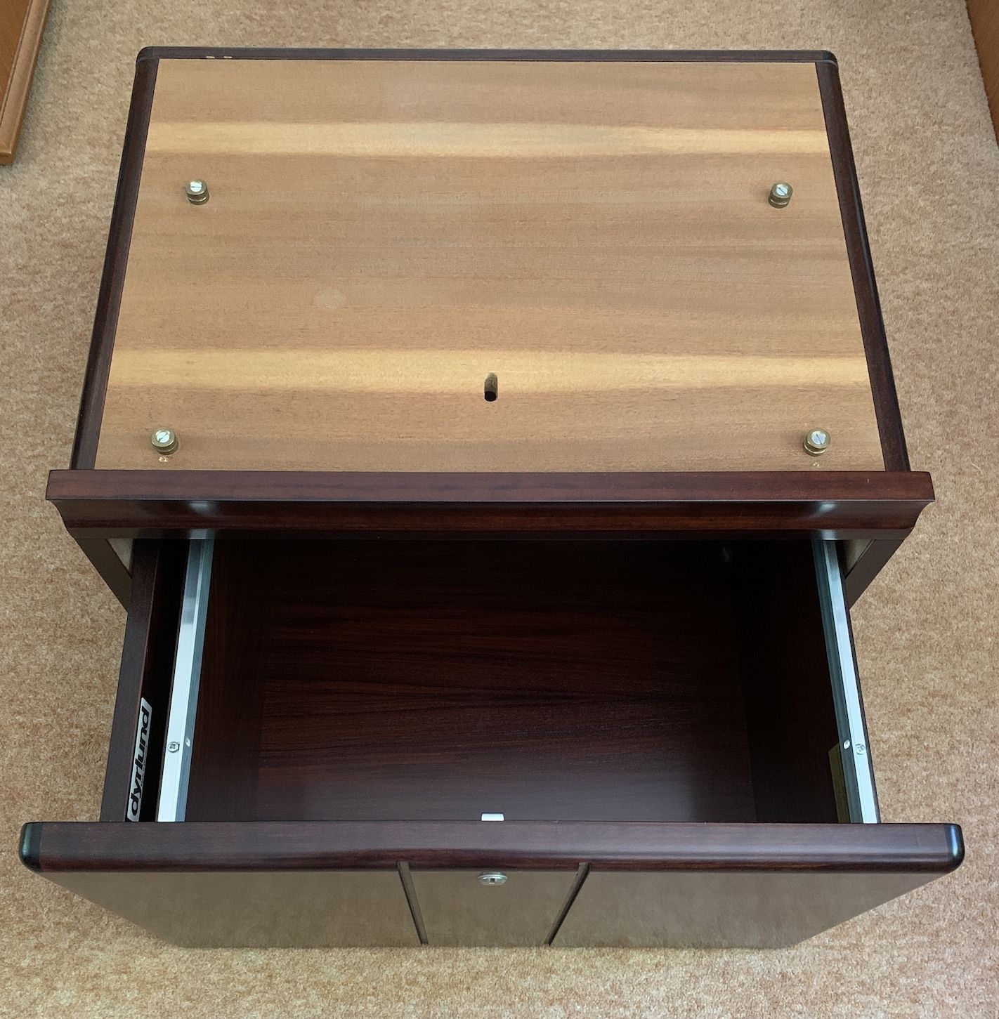 2595.0 Danish L Shape Executive Desk In Rosewood By Dyrlund photo