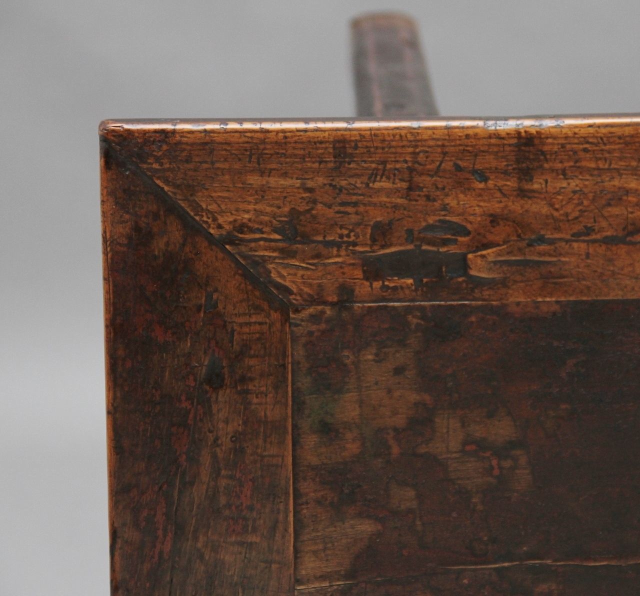 19th Century Chinese Elm Side Table photo vinterior
