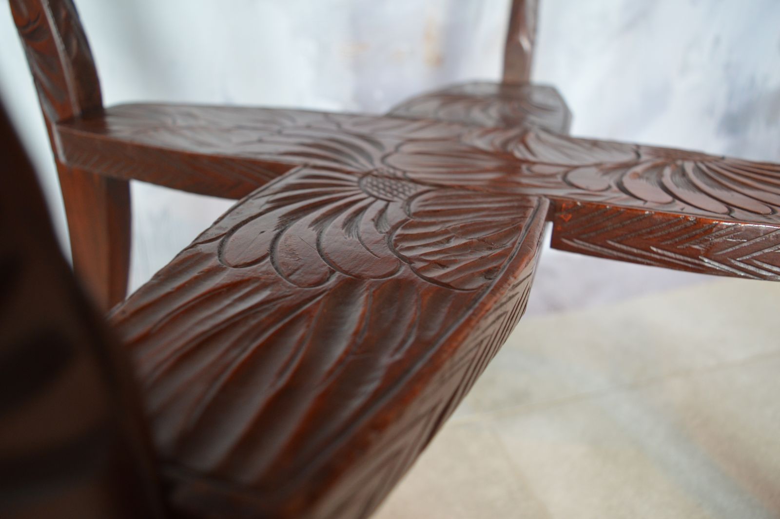 Furniture Liberty & Co, Japanese Carved Arts & Crafts Table (Circa 1905) photo