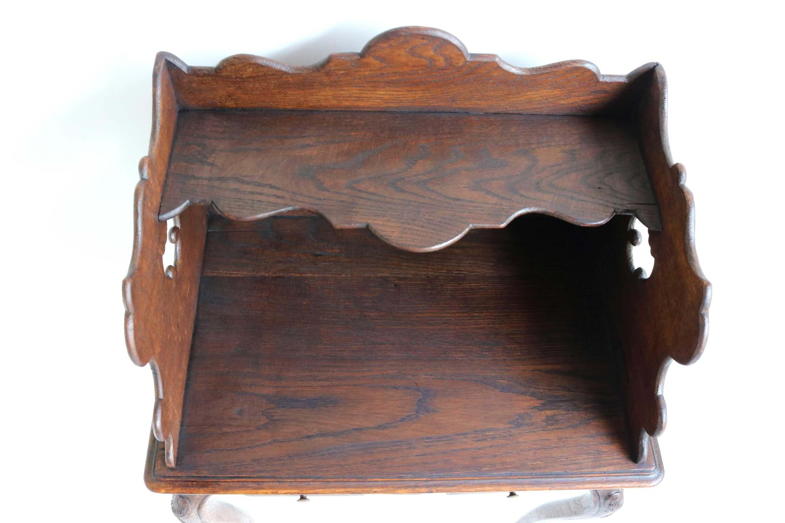 Antiek Frans Landelijk Gesneden Eiken Nachtkastje – Louis XV Stijl, Ca. 1900 photo buy