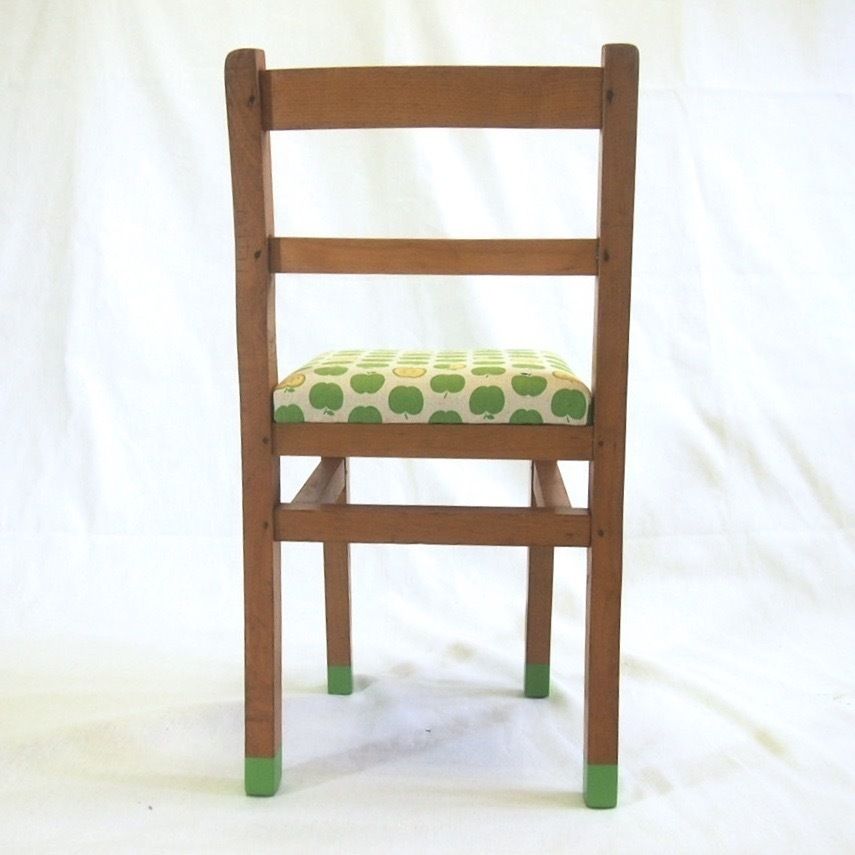Child’s Vintage Classroom Chair, Refurbished. photo Furniture