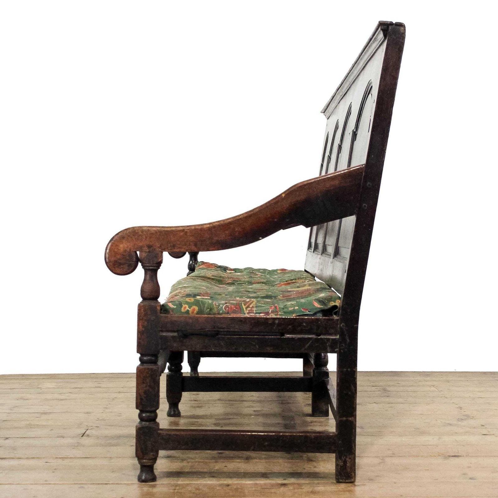 Antique Oak Settle | Oak Bench | Antique Bench | Antique Seating | Hallway | Early Antiques | Large Bench photo Furniture