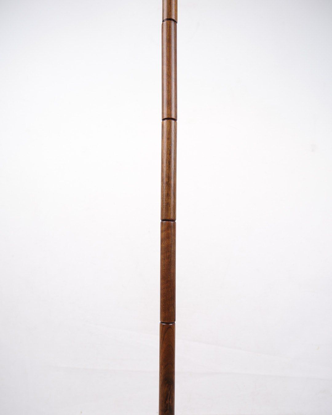 Floor Lamp   Teak   Pleated Shade   Danish Design   1960s photo 625.0