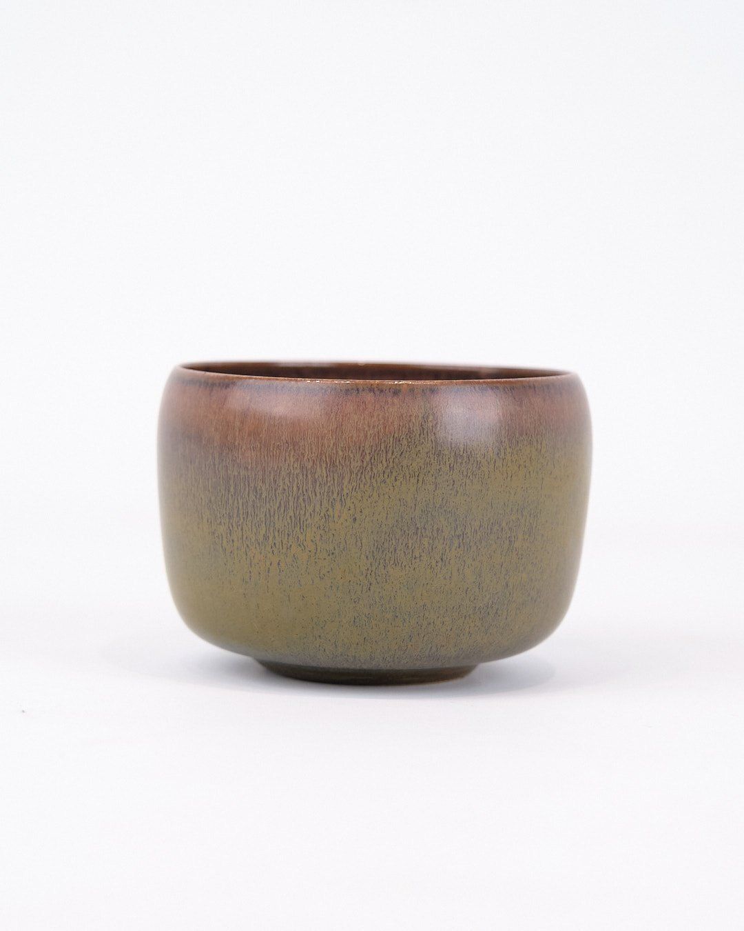 Small Bowl   Model No. 25   Brownish Glass & Stoneware   Eva Staehr Nielsen   Saxbo Denmark   1960s photo Home Decor