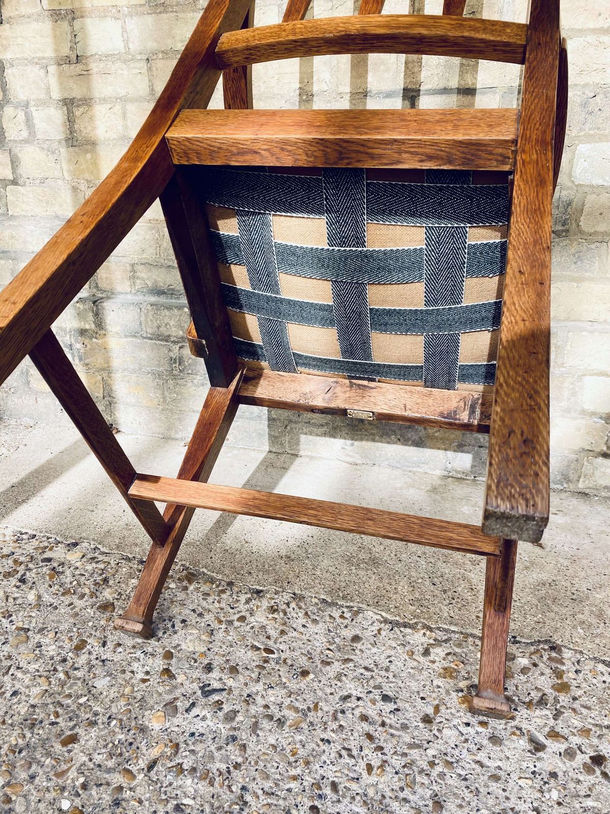 photo for sale Arts And Crafts Oak Carver Chair