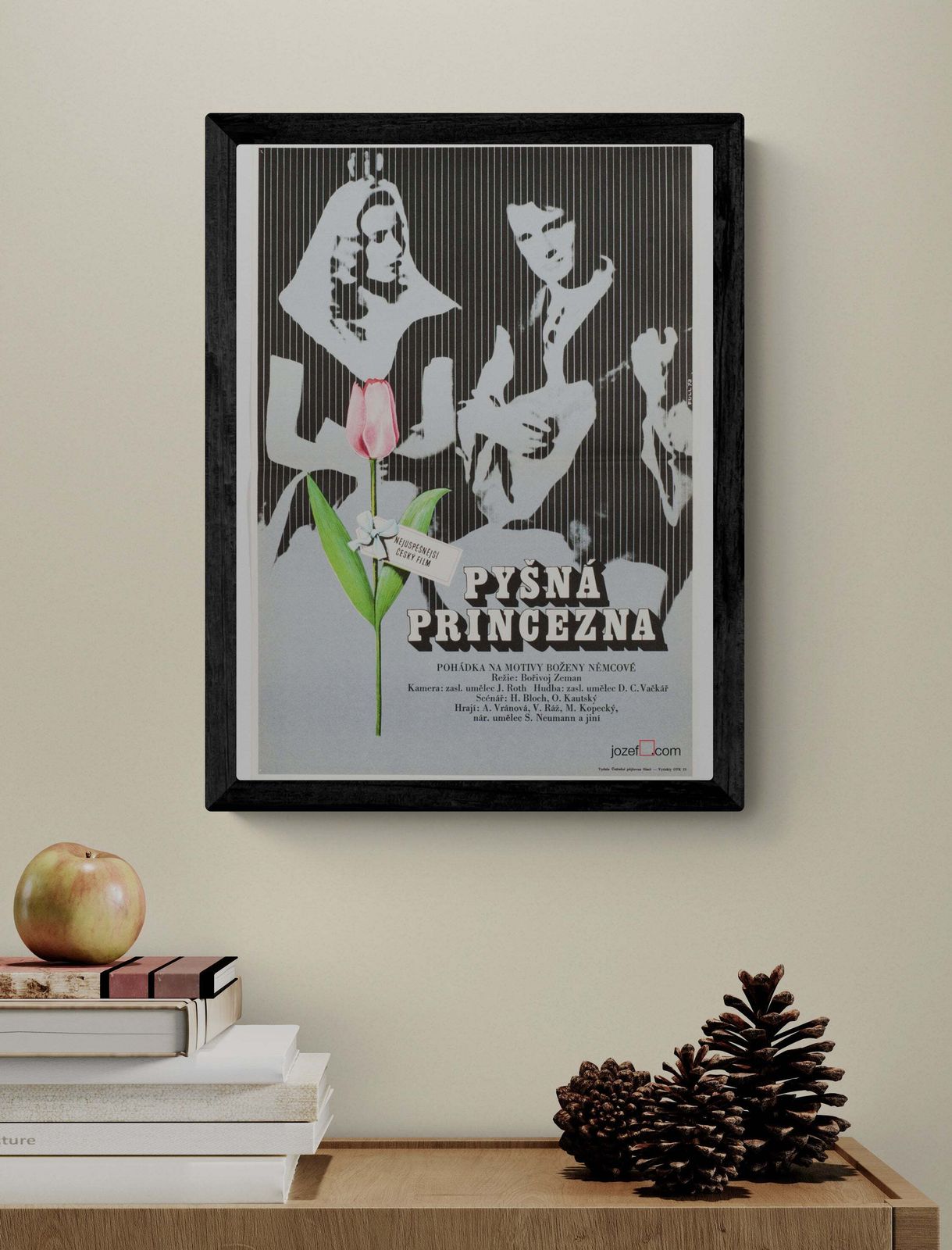 Proud Princess Original Czech A3 Poster photo furniture
