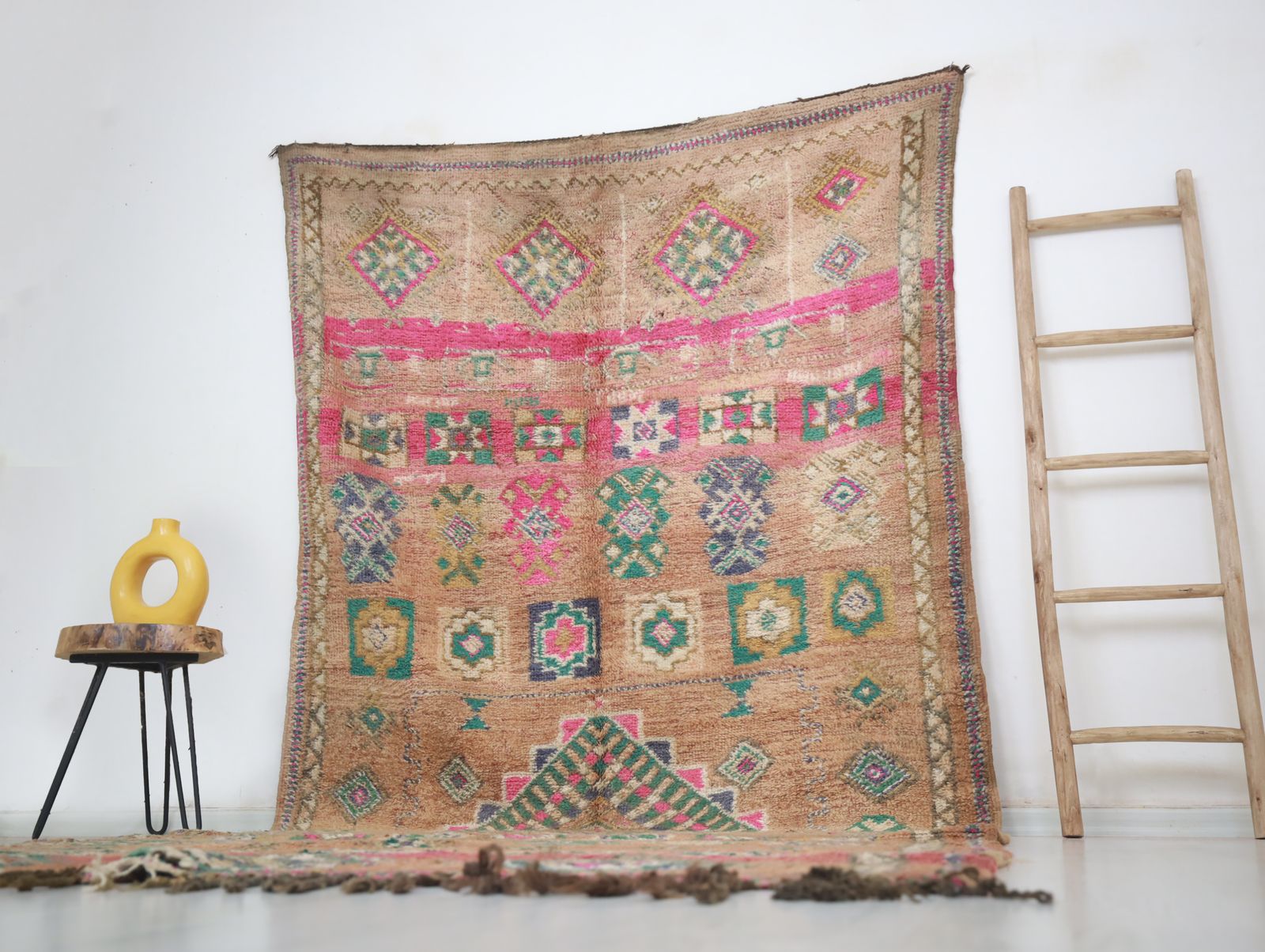 Igider Vintage Moroccan Rug 5'6" X11'5" photo for sale