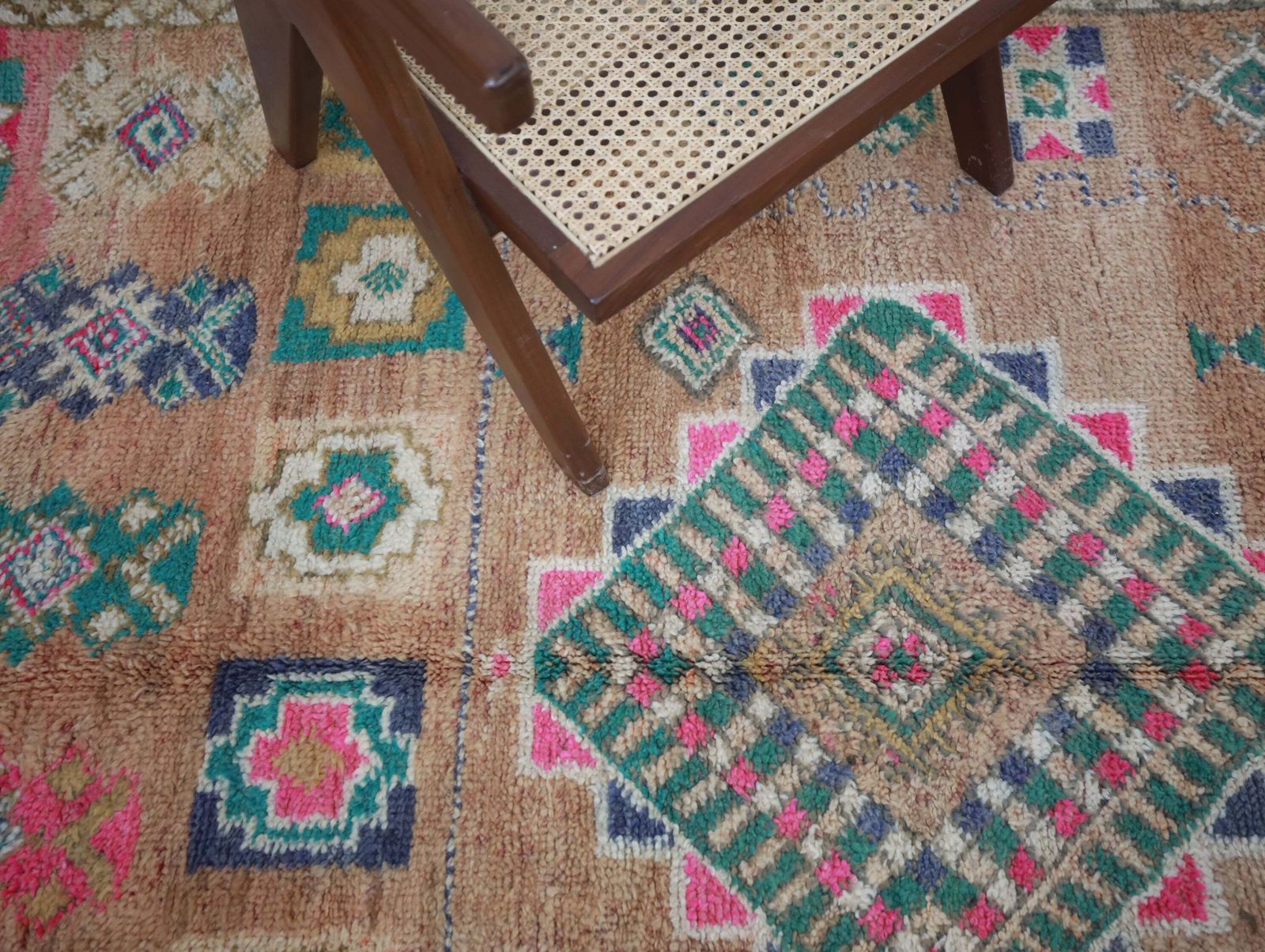 Igider Vintage Moroccan Rug 5'6" X11'5" photo vintage
