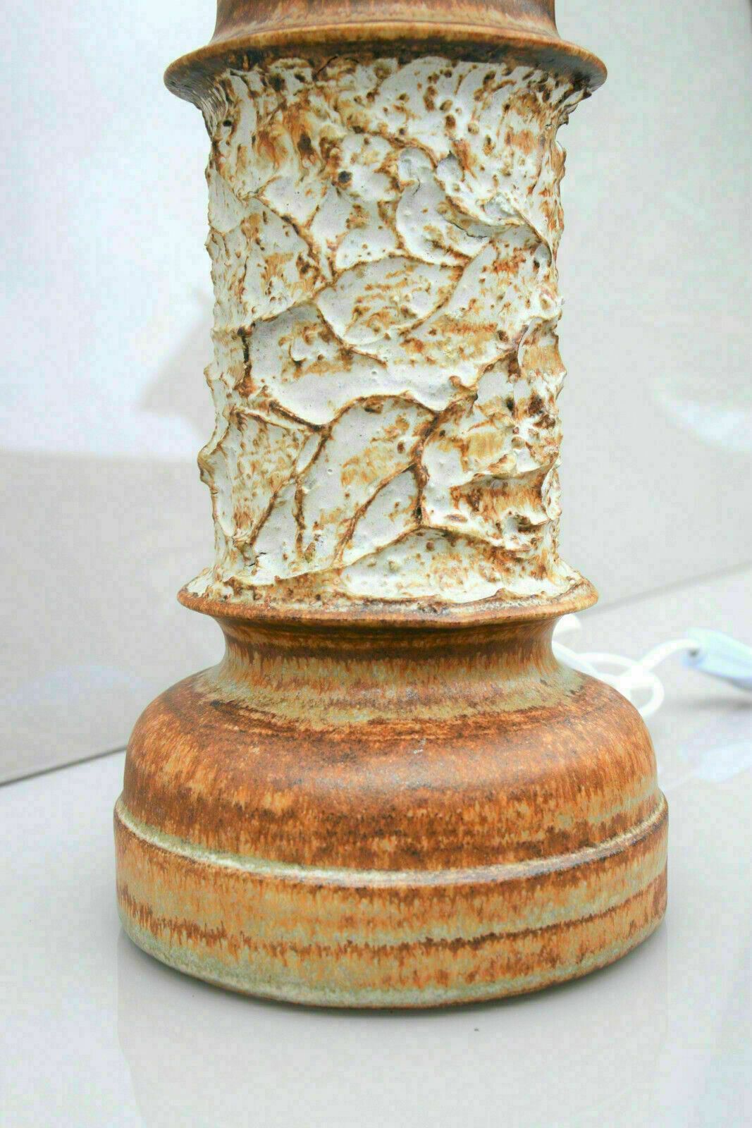 photo furniture Vintage Danish Style Table Lamp Ego Stengods Atelje Sweden 1960s, Stonewar Base