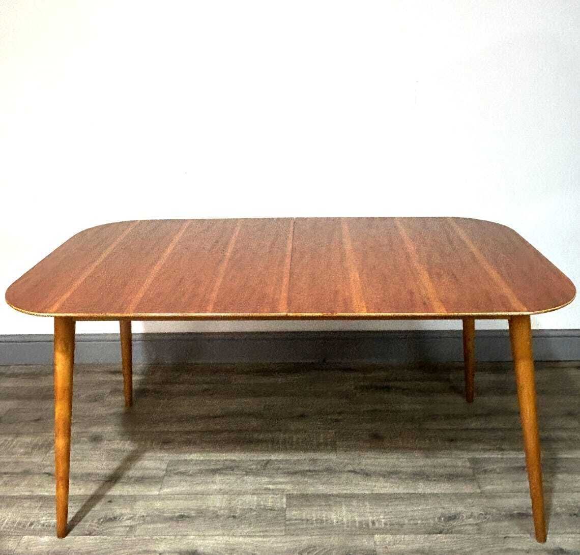 Fabulous Mid Century 1950's Extending Dining Table Heals For Jason Chairs Scarce photo for sale