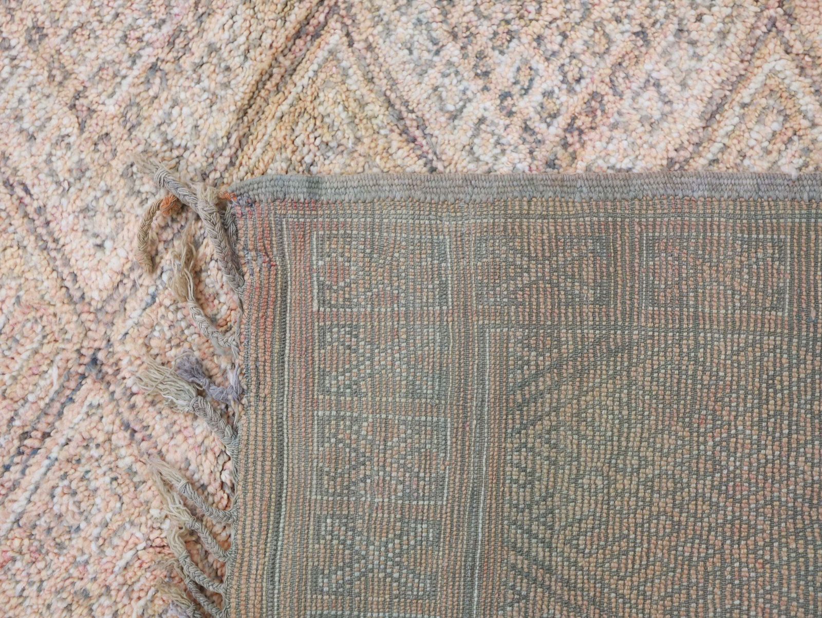 2055.0 Tighilt Vintage Moroccan Rug 7'2" X12'6" photo