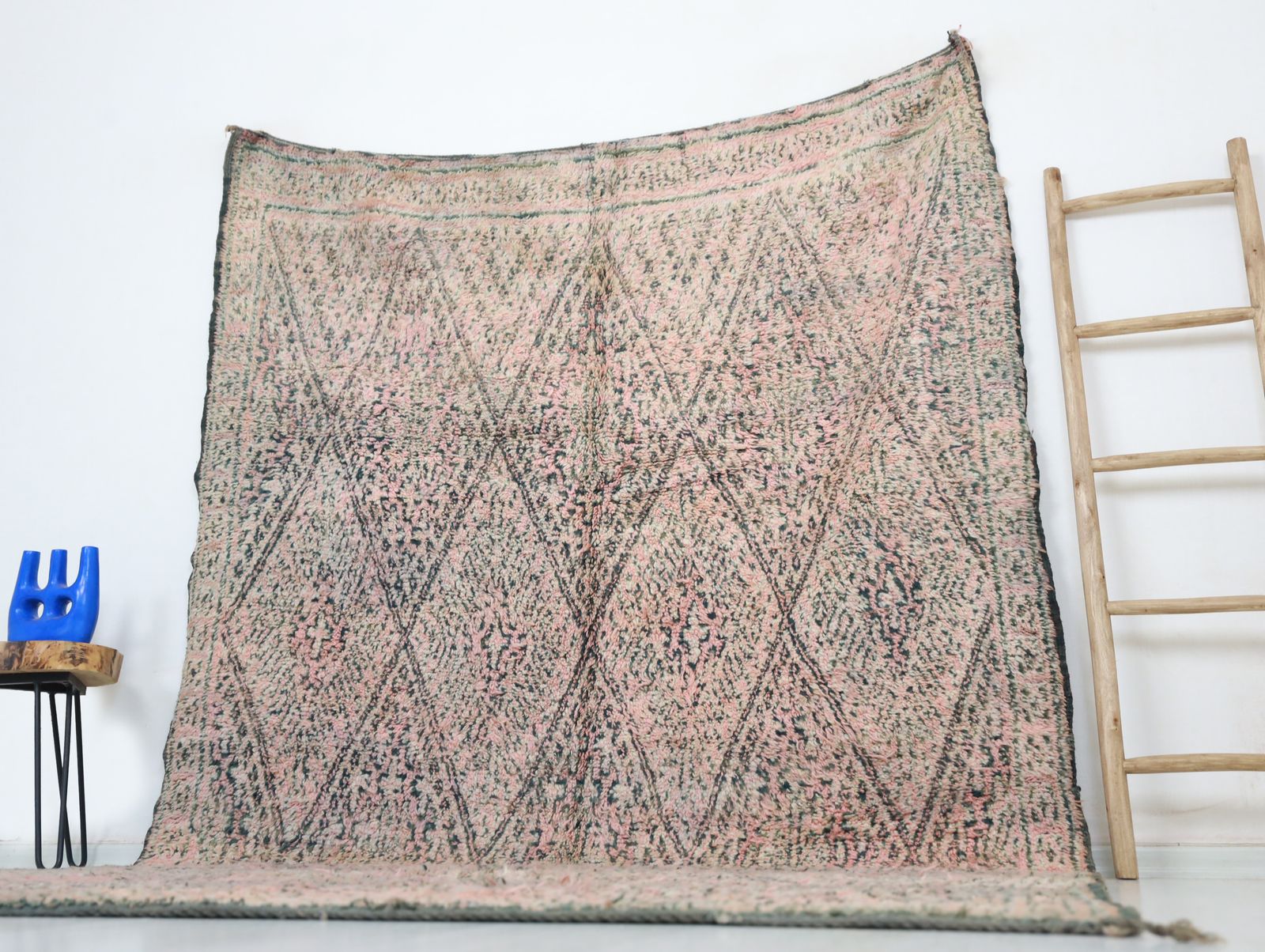 Silya Vintage Moroccan Rug 6'5" X 10'5" photo for sale