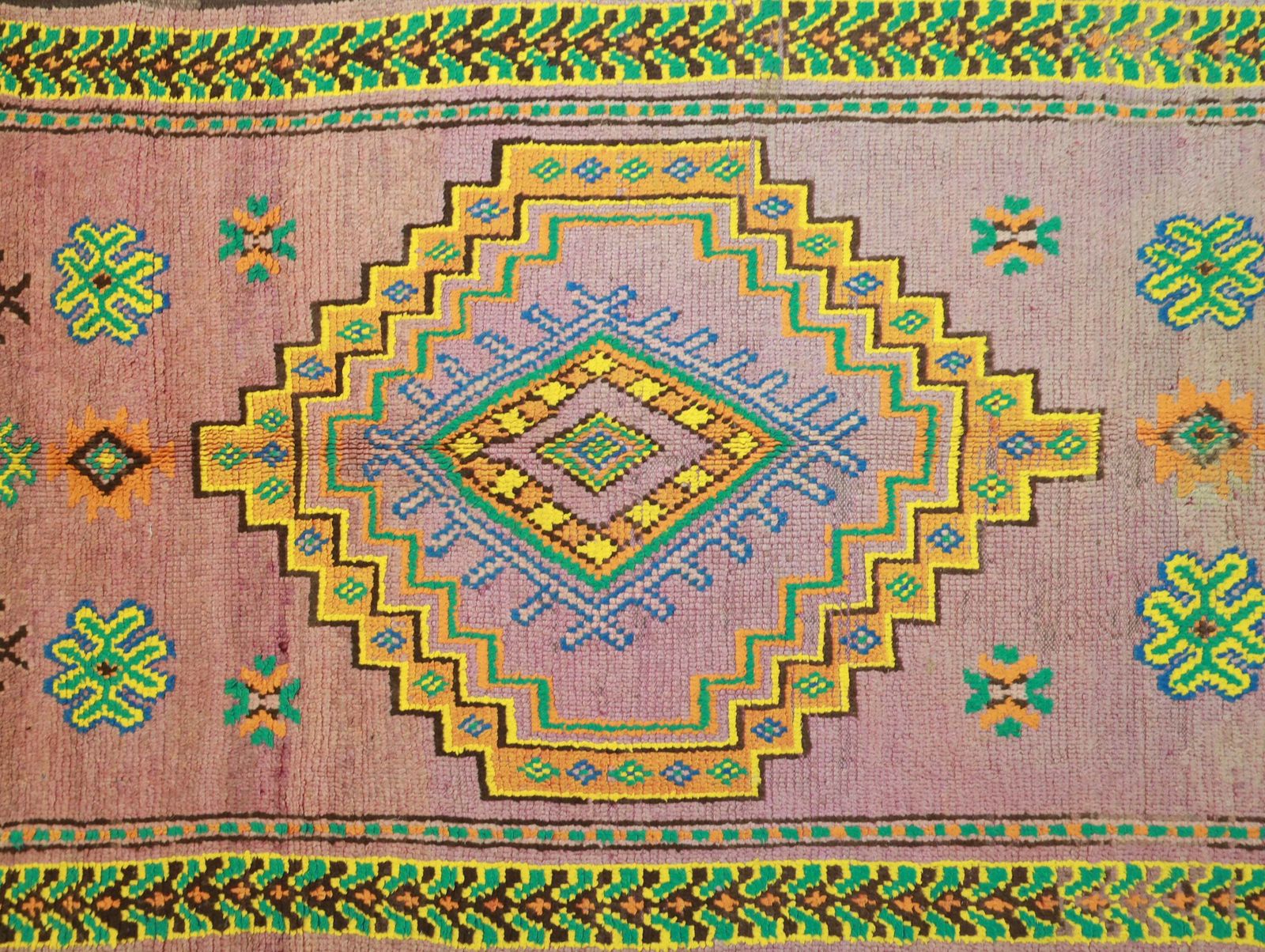 Tililla Vintage Moroccan Rug 4'6" X10'3" photo furniture