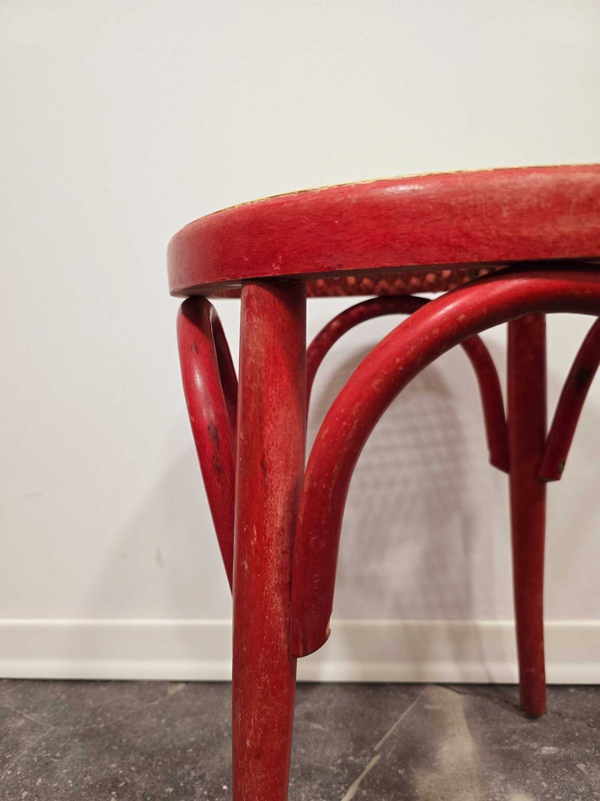 Bentwood Stool 1950s, Vintage photo Furniture