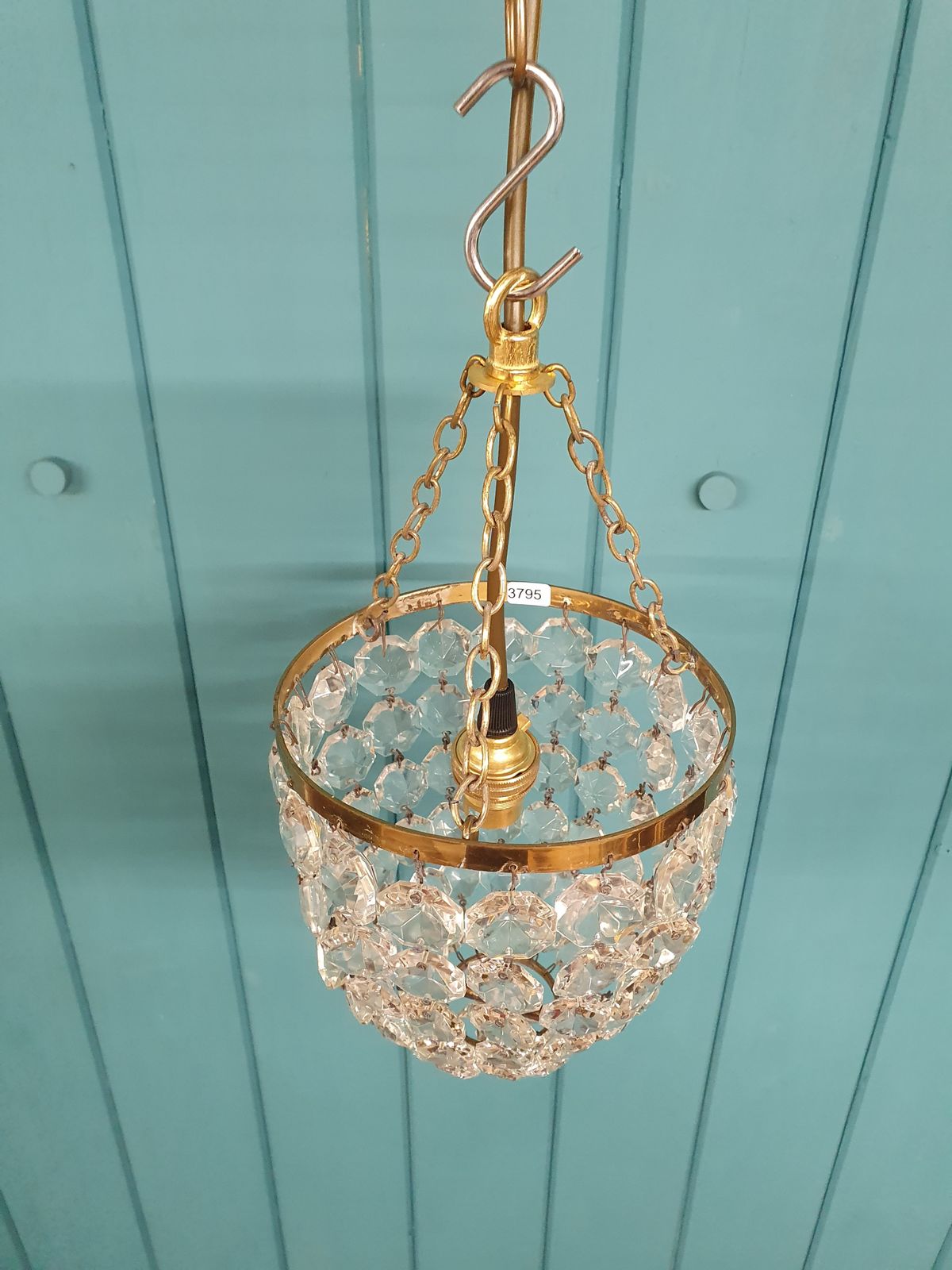 Early 20th Century Basket Chandelier 6" photo buy