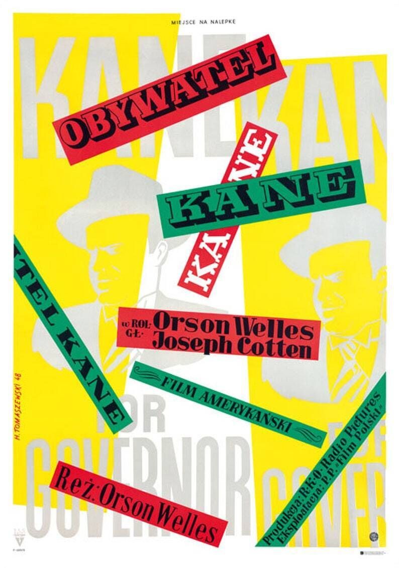 Citizen Kane Polish Poster