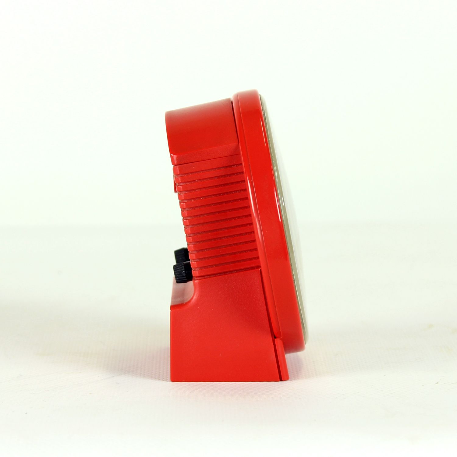 1970s Vintage Alarm Clock By Ruhla In Gdr In Red Plastic photo Home Decor