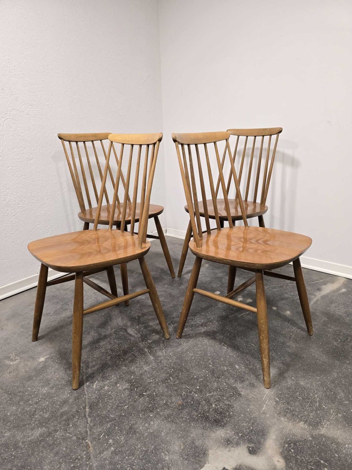 Dining Chairs By Ilmari Tapivaara 1970s Set Of 4 photo furniture