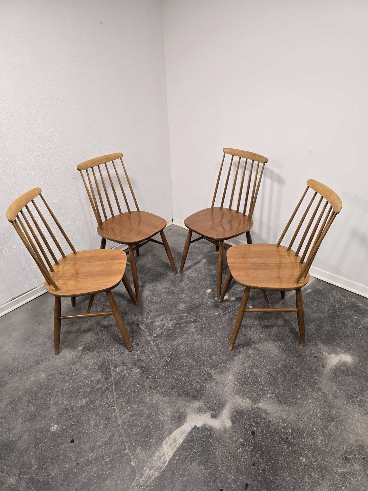 Dining Chairs By Ilmari Tapivaara 1970s Set Of 4 photo for sale