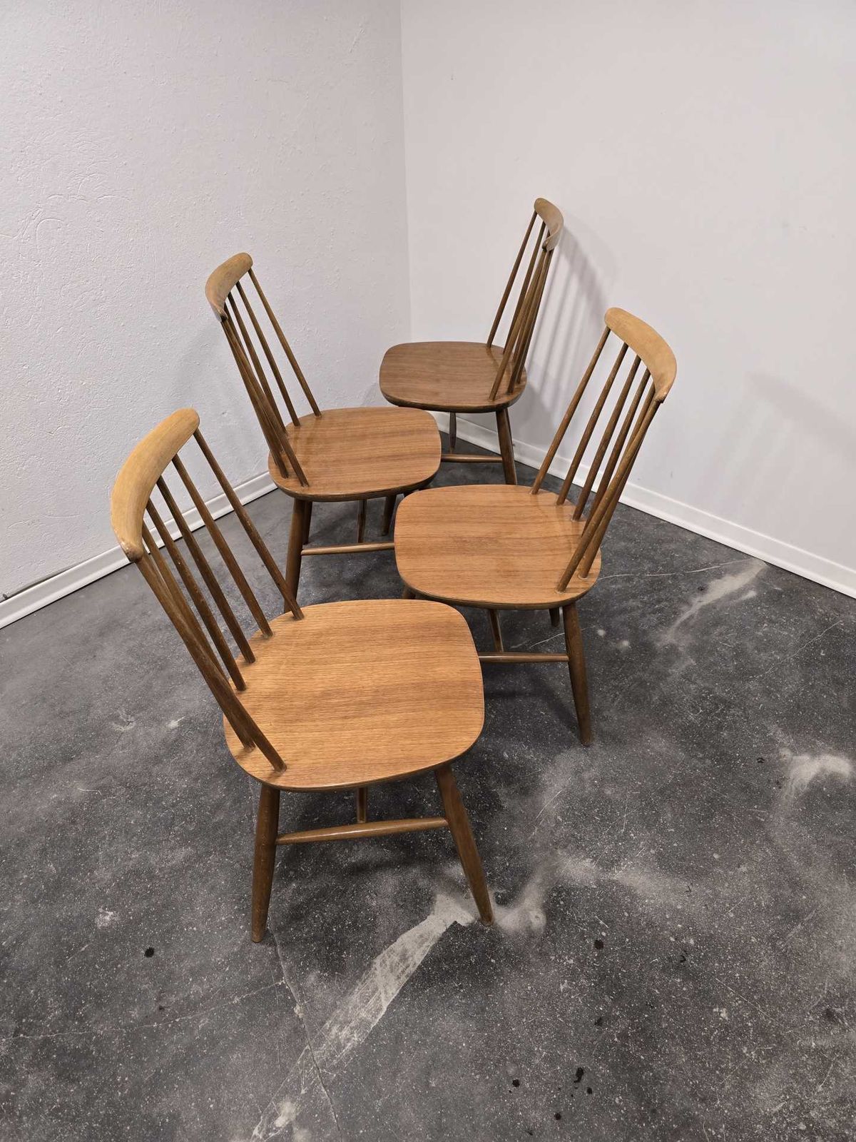 Dining Chairs By Ilmari Tapivaara 1970s Set Of 4 photo Furniture
