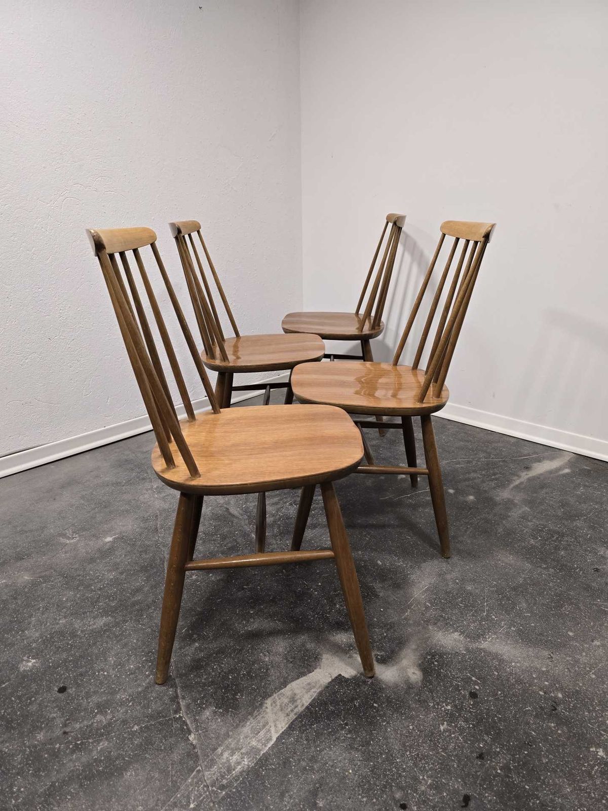 Dining Chairs By Ilmari Tapivaara 1970s Set Of 4 photo 870.0