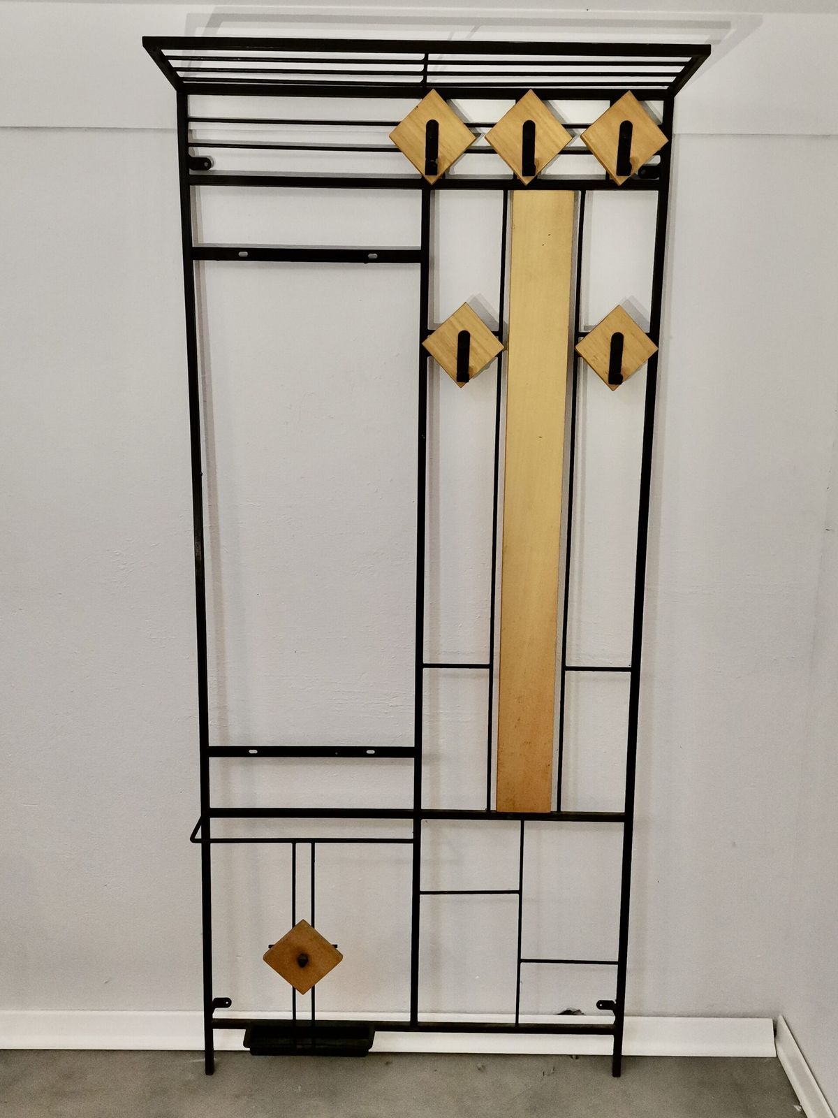 Coat Hanger, Wall Pannel, 1960s photo 853.0