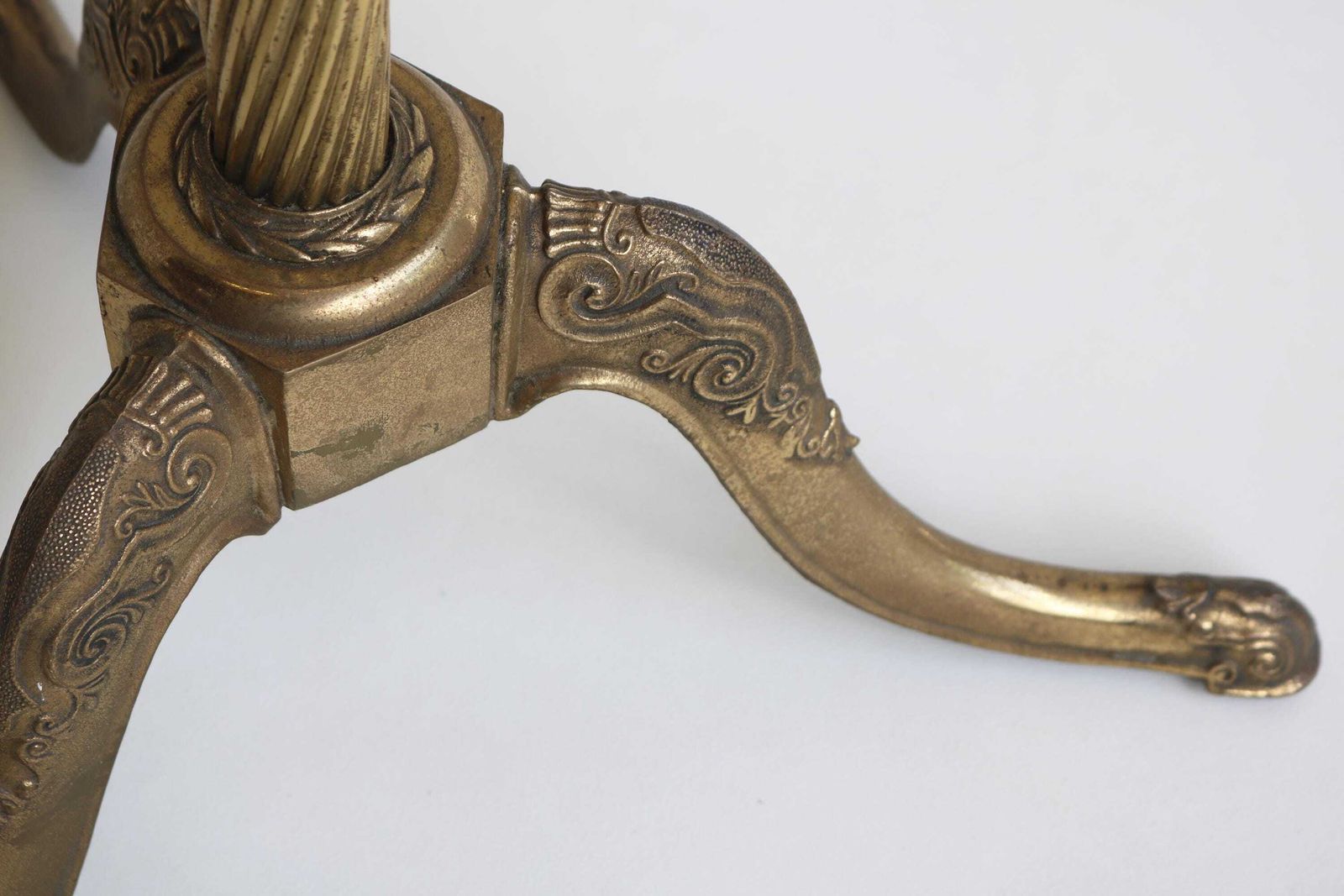 photo for sale Mid Century Ornate Brass Free Standing Hall Tree – 1960s Italian Vintage Golden Coat Rack Entryway Antique Style Twisted Column