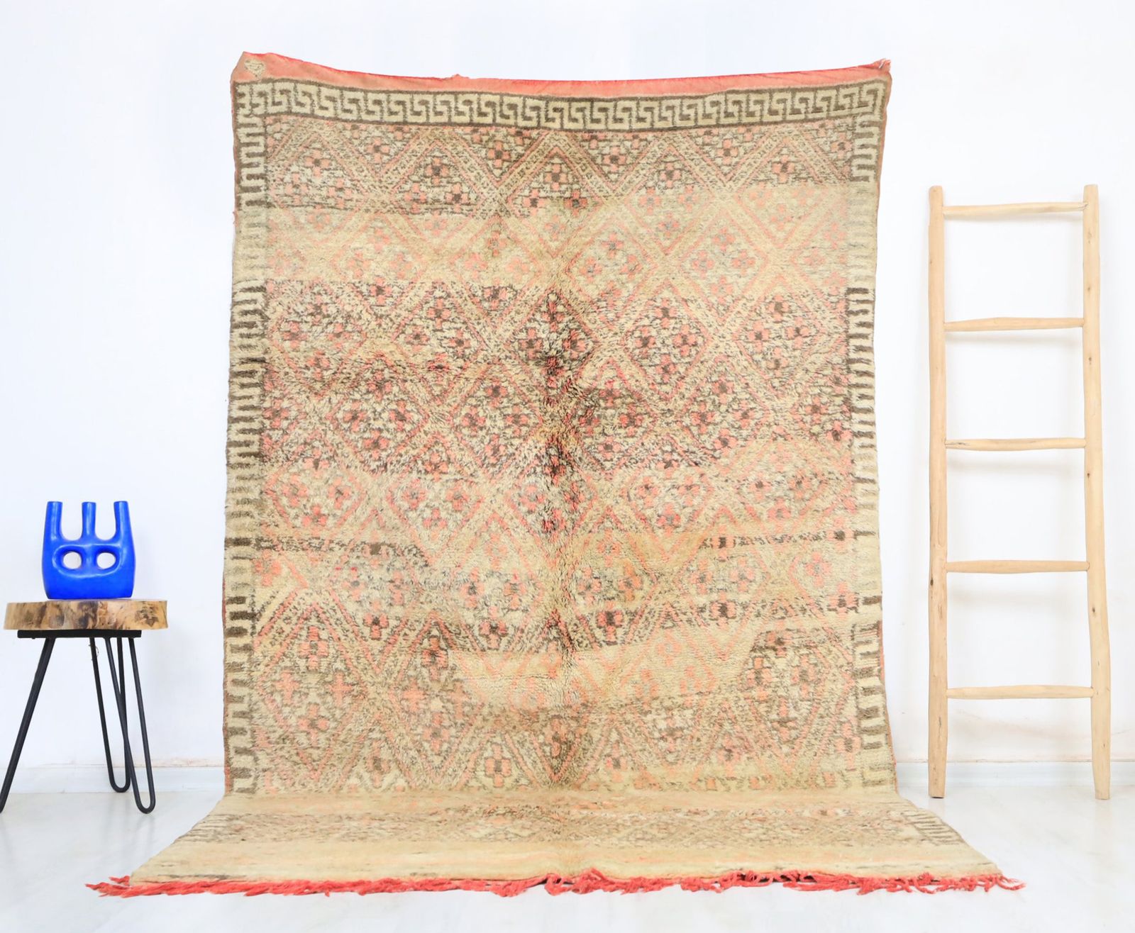 Hizal Vintage Moroccan Rug 5'1" X 9'3"