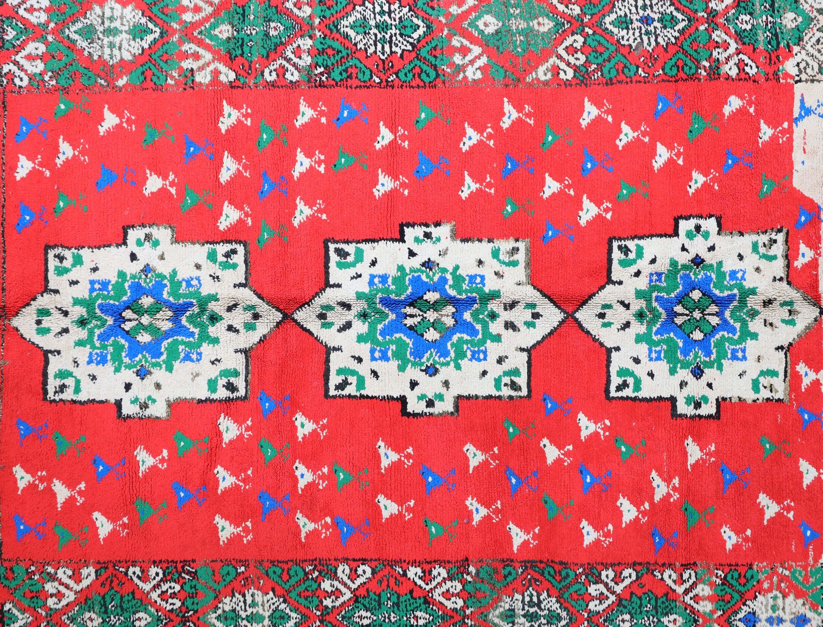 Anqa Vintage Moroccan Rug 5'2" X 8'2" photo furniture