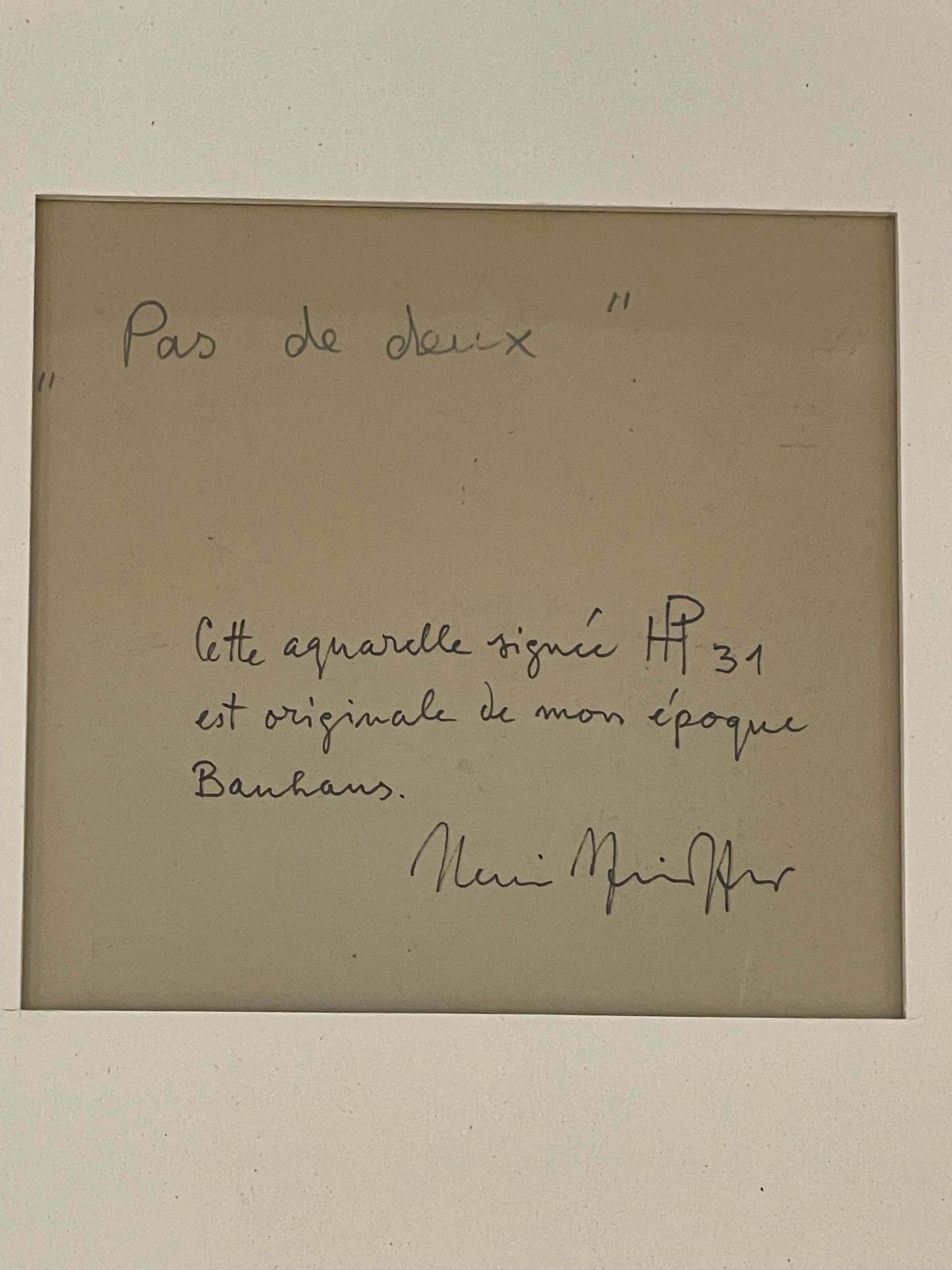 photo furniture Splendid Painting By Henri Pfeiffer, “Pas De Deux”, 1931, Bauhaus, Germany