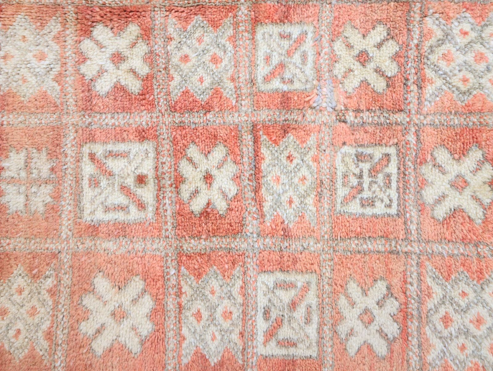Yalouz Vintage Moroccan Rug 4'1" X 5'3" photo vinterior