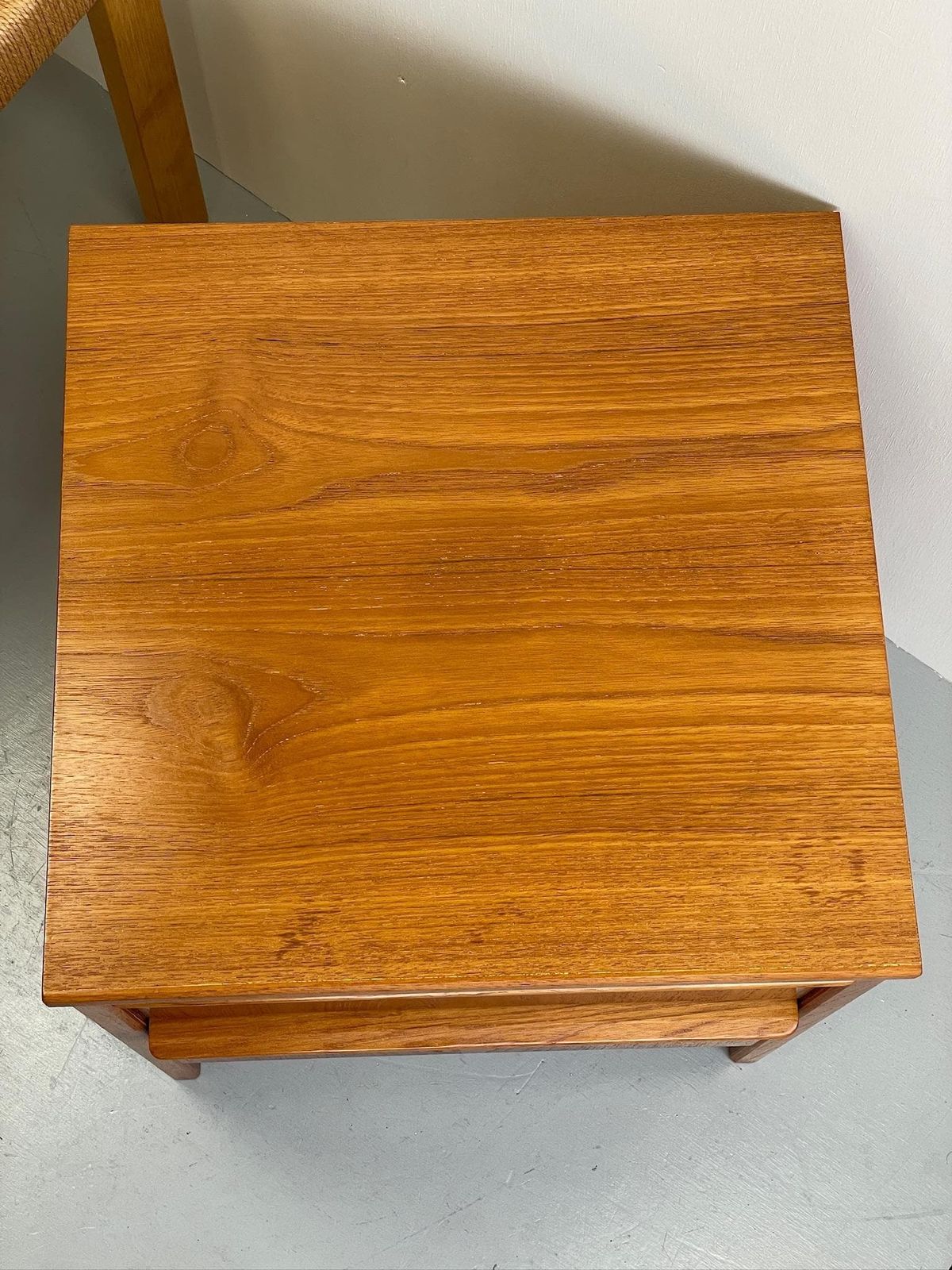 Small Mid Century Teak Chest Of Drawers Or Bedside Cabinet photo Furniture