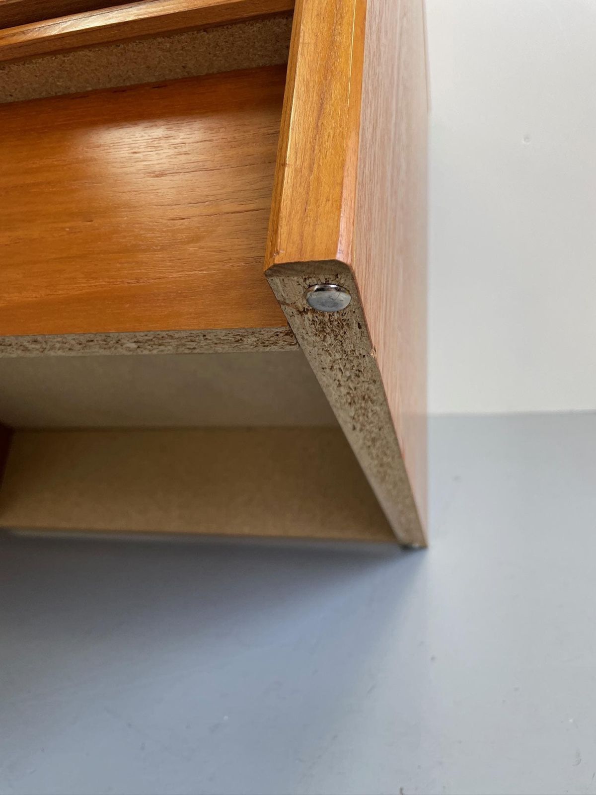 photo for sale Small Mid Century Teak Chest Of Drawers Or Bedside Cabinet