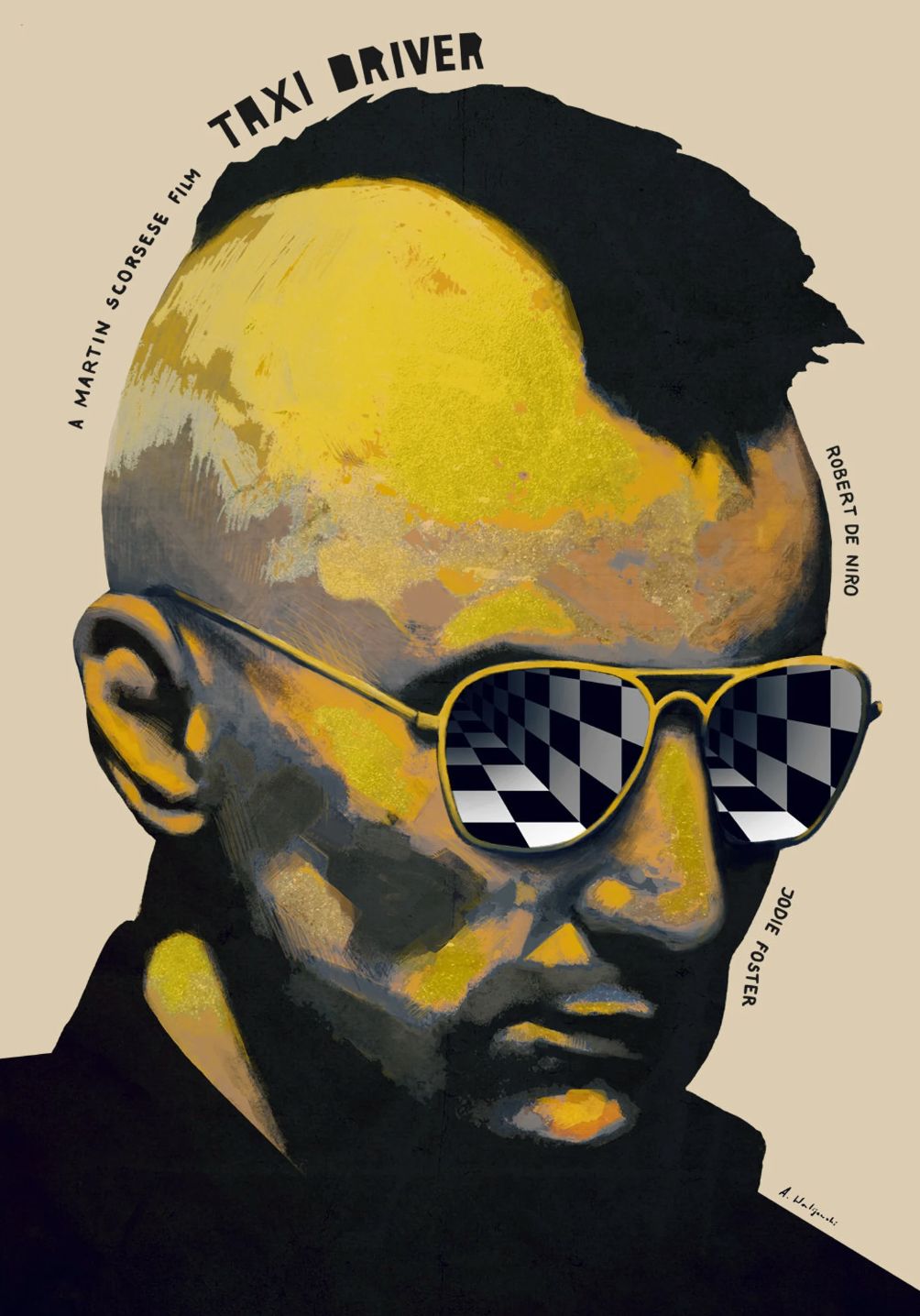 Taxi Driver Polish Poster