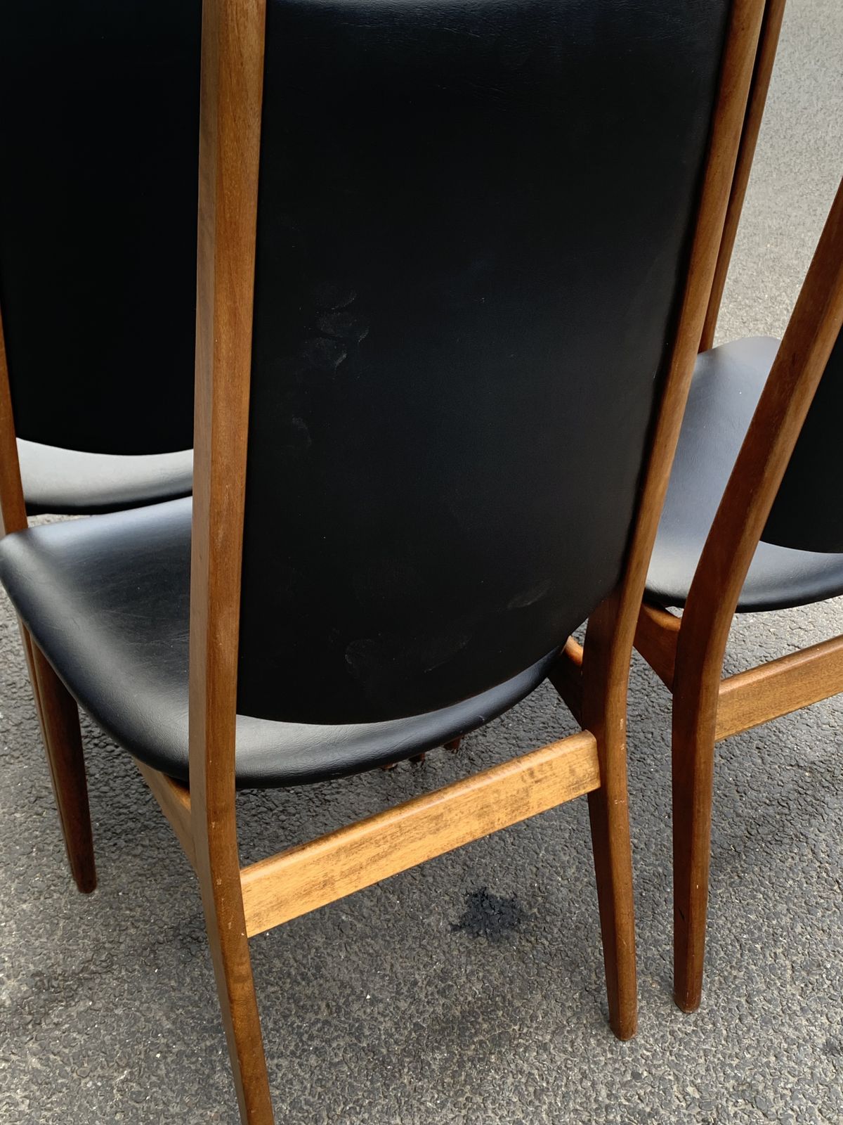 Set Of Four Danish Mid Century Dining Chairs photo buy