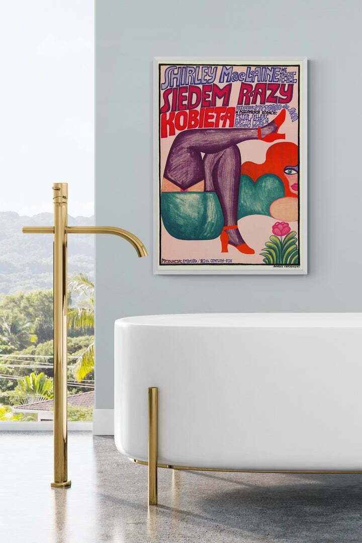 Woman Seven Times Polish Poster photo furniture