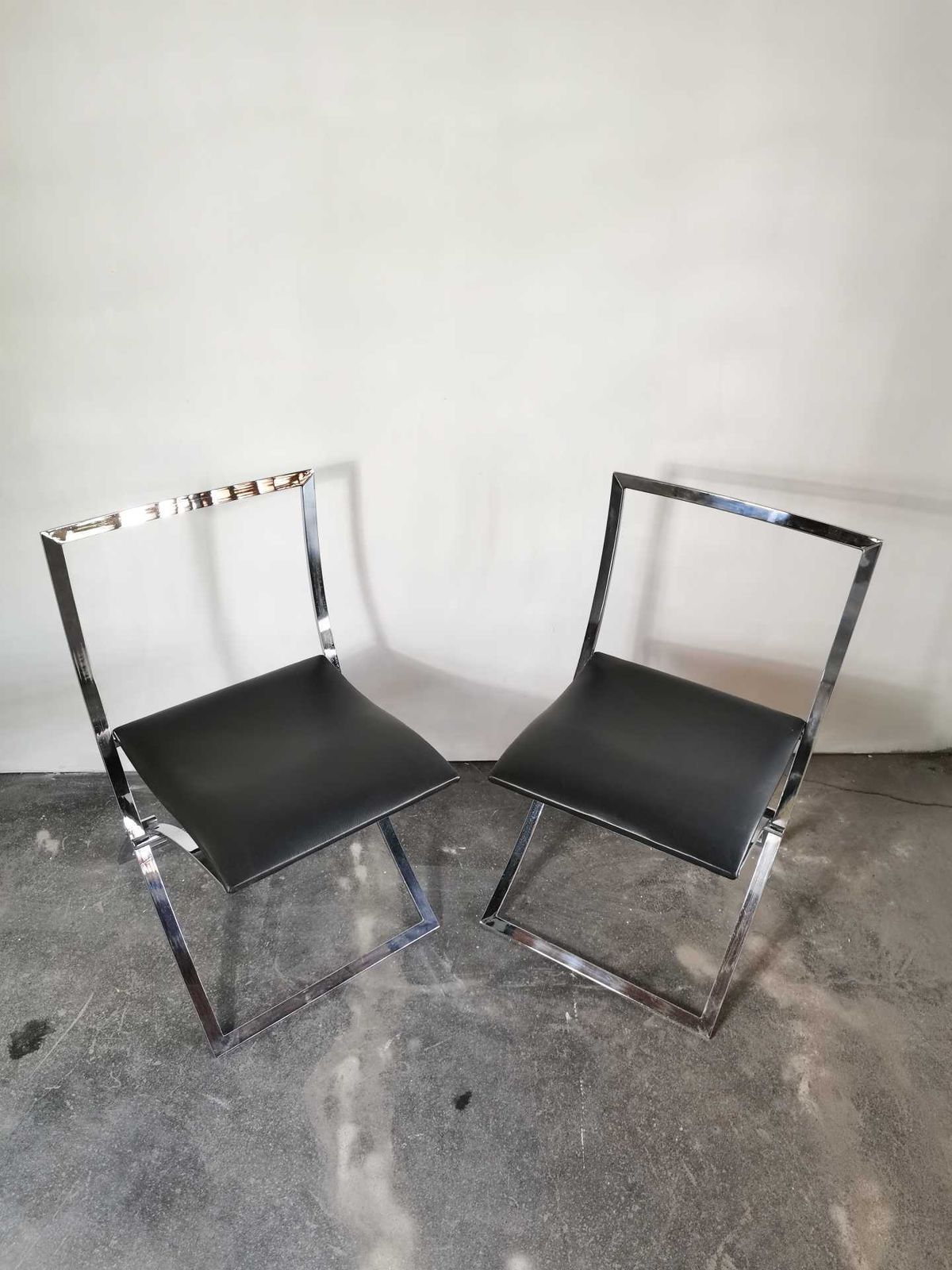Marcello Cuneo, Model “Luisa”, 1970s Set Of 4 Dining Chairs photo vintage