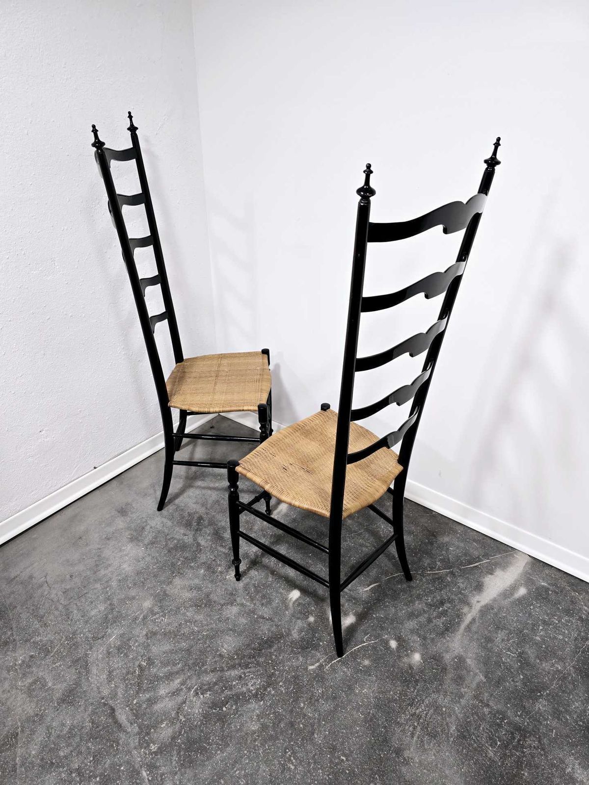 Paolo Buffa Ladder Chairs For Chiavari, Italy 1950s photo vintage