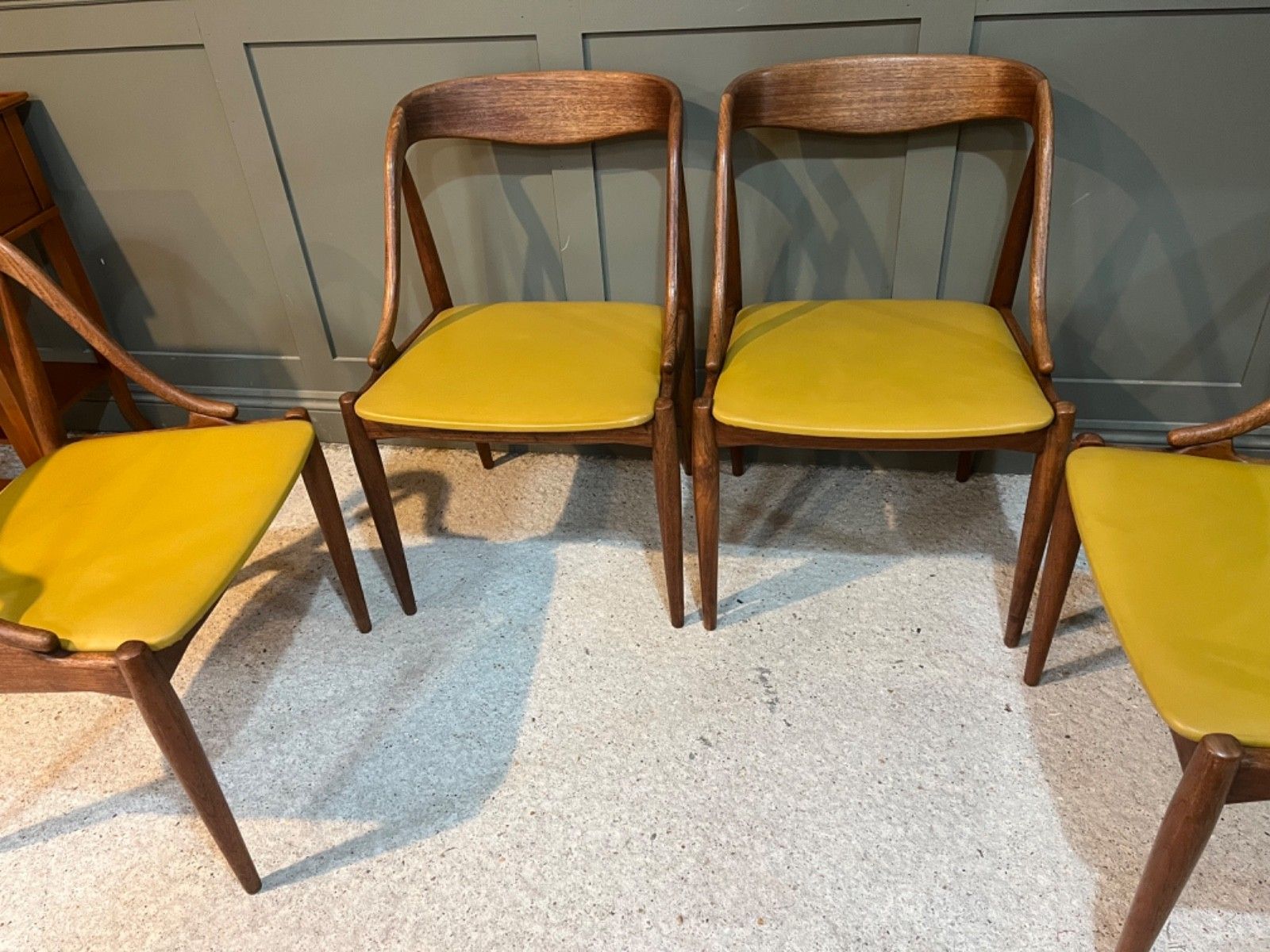 photo furniture Danish Teak Chairs X 4 By Joannes Andersen Set Of Teak Dining Chairs
