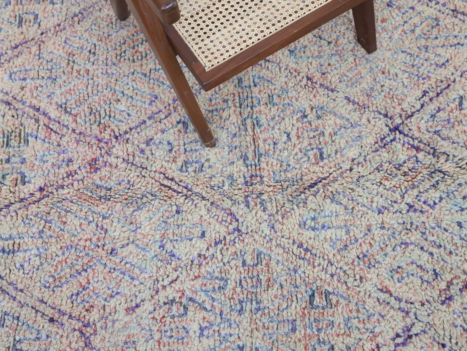 Tibra Vintage Moroccan Rug 6'3" X8'5" photo vintage