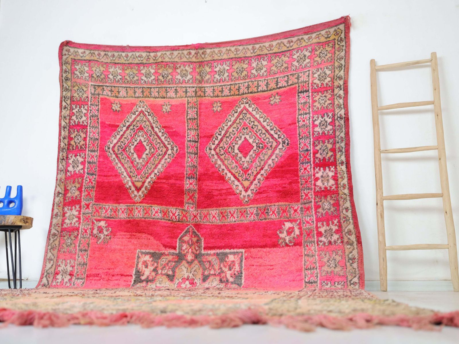 Mizig Vintage Moroccan Rug 6'9" X 13'0" photo for sale