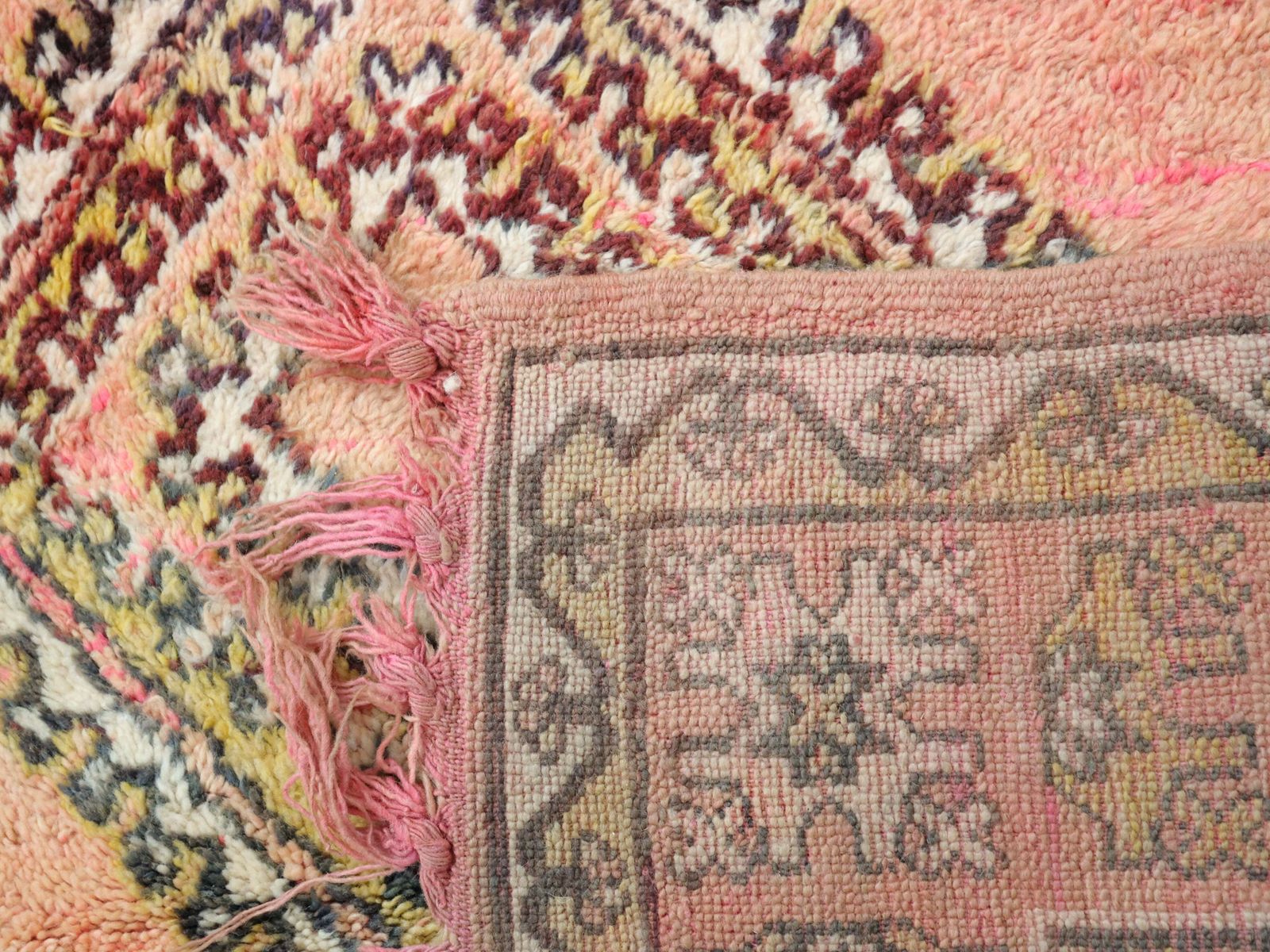 Textiles Mizig Vintage Moroccan Rug 6'9" X 13'0" photo