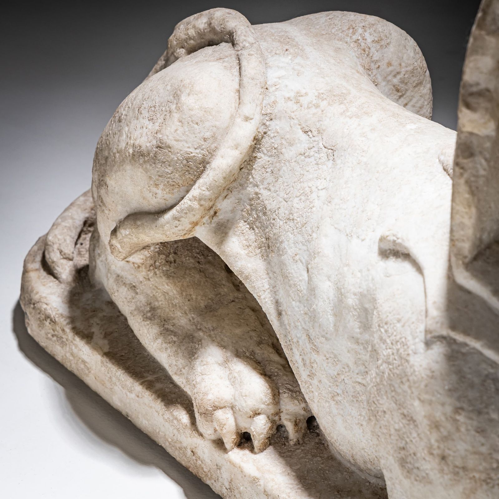Pair Of Marble Sphinxes, Italy, 17th Century photo furniture