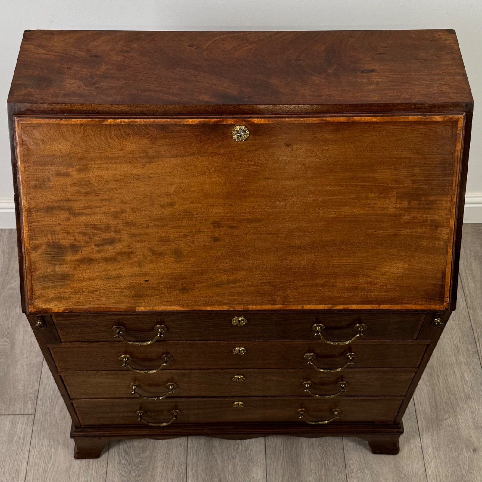 photo for sale Antique 20th Century Fine Quality Bureau In Mahogany